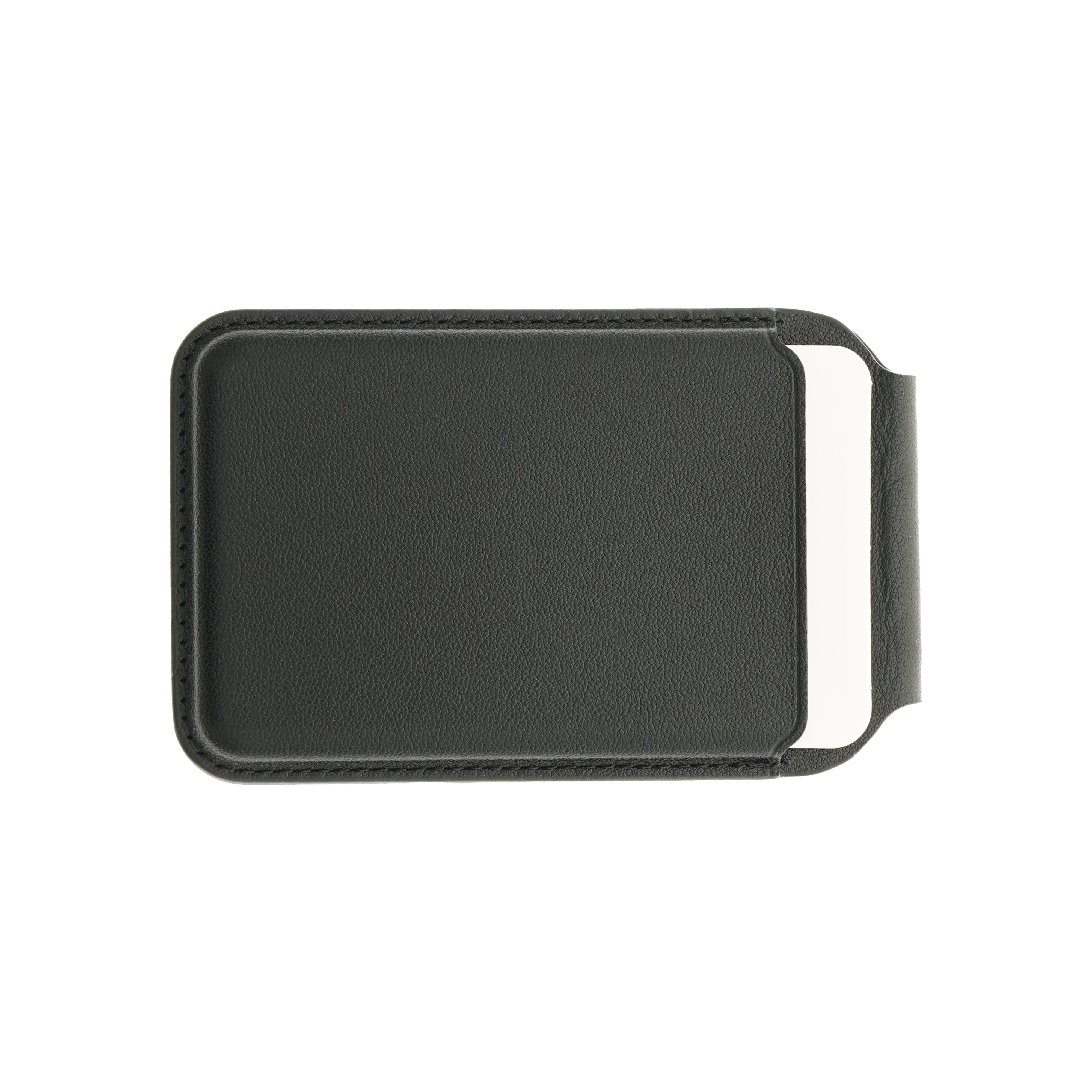 Magsafe preklopni držač za kartice Dviced Leather - Crni-1