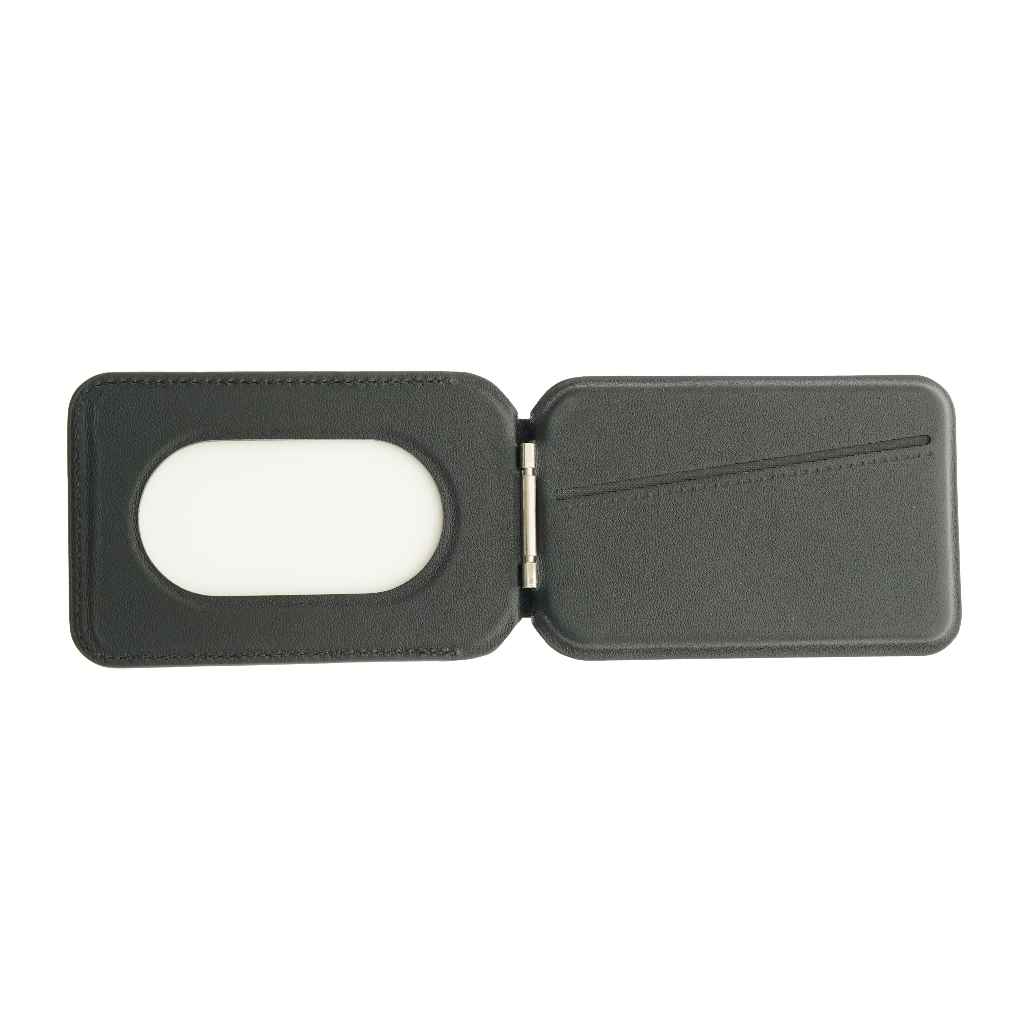 Magsafe preklopni držač za kartice Dviced Leather - Crni-2