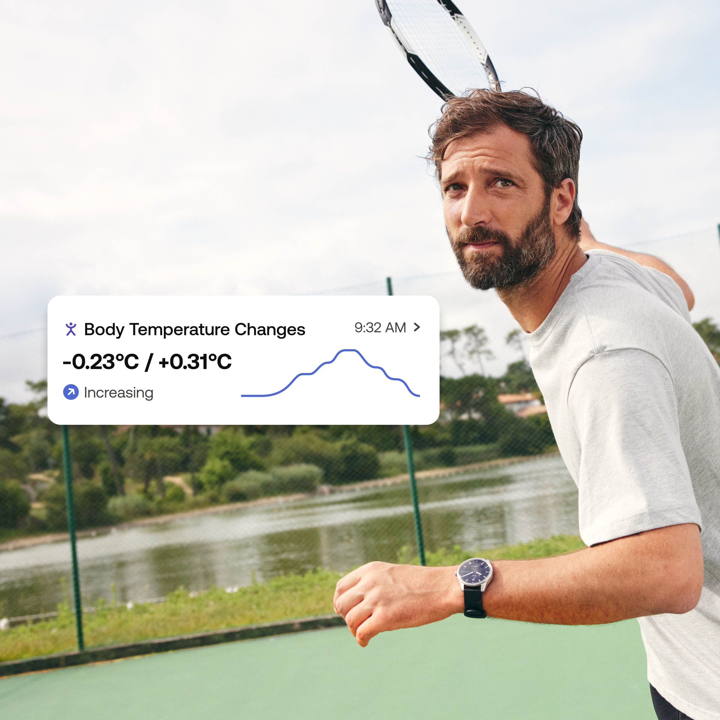 Pametni sat WITHINGS Scanwatch 2 / 42mm (Activity, Sleep Tracker, ECG, Temperature, SPO2 / Stainless steel, fkm wristband, sapphire glass) bijeli-10