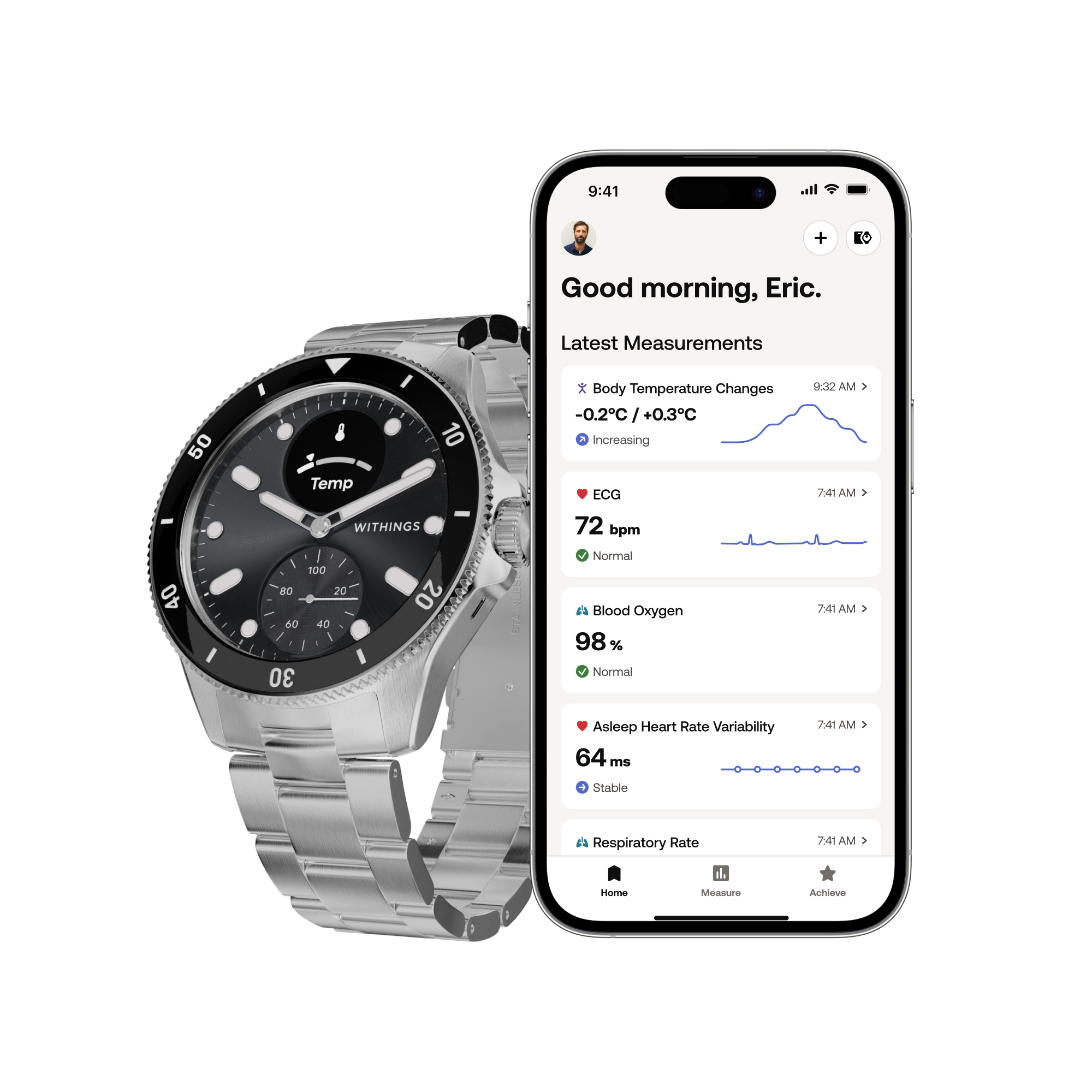 Pametni sat WITHINGS Scanwatch Nova 42mm crni-1