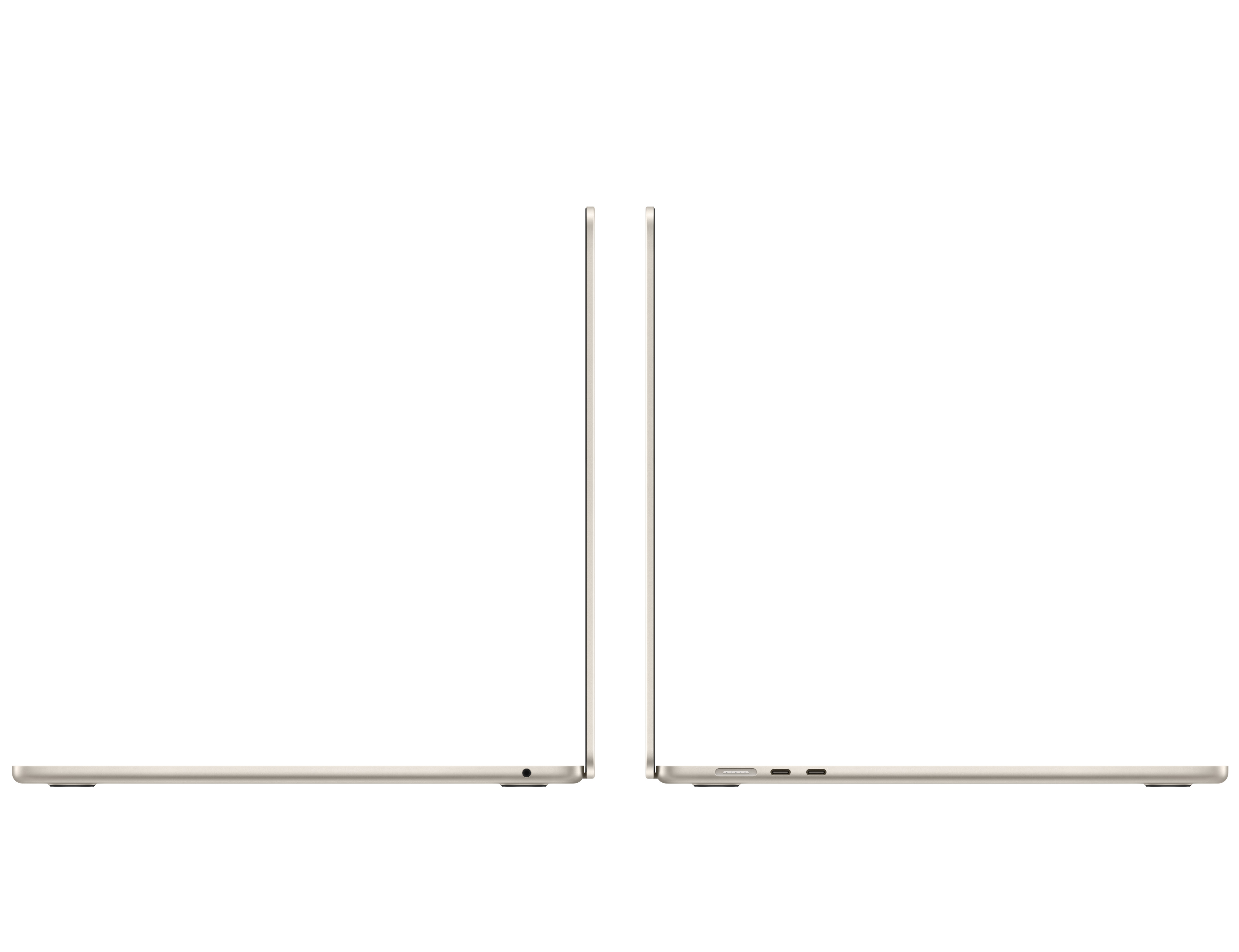 Laptop APPLE MacBook Air 15 (15.3", M3, 10C GPU, 256GB, CRO, Starlight) - MC9F4CR/A-3