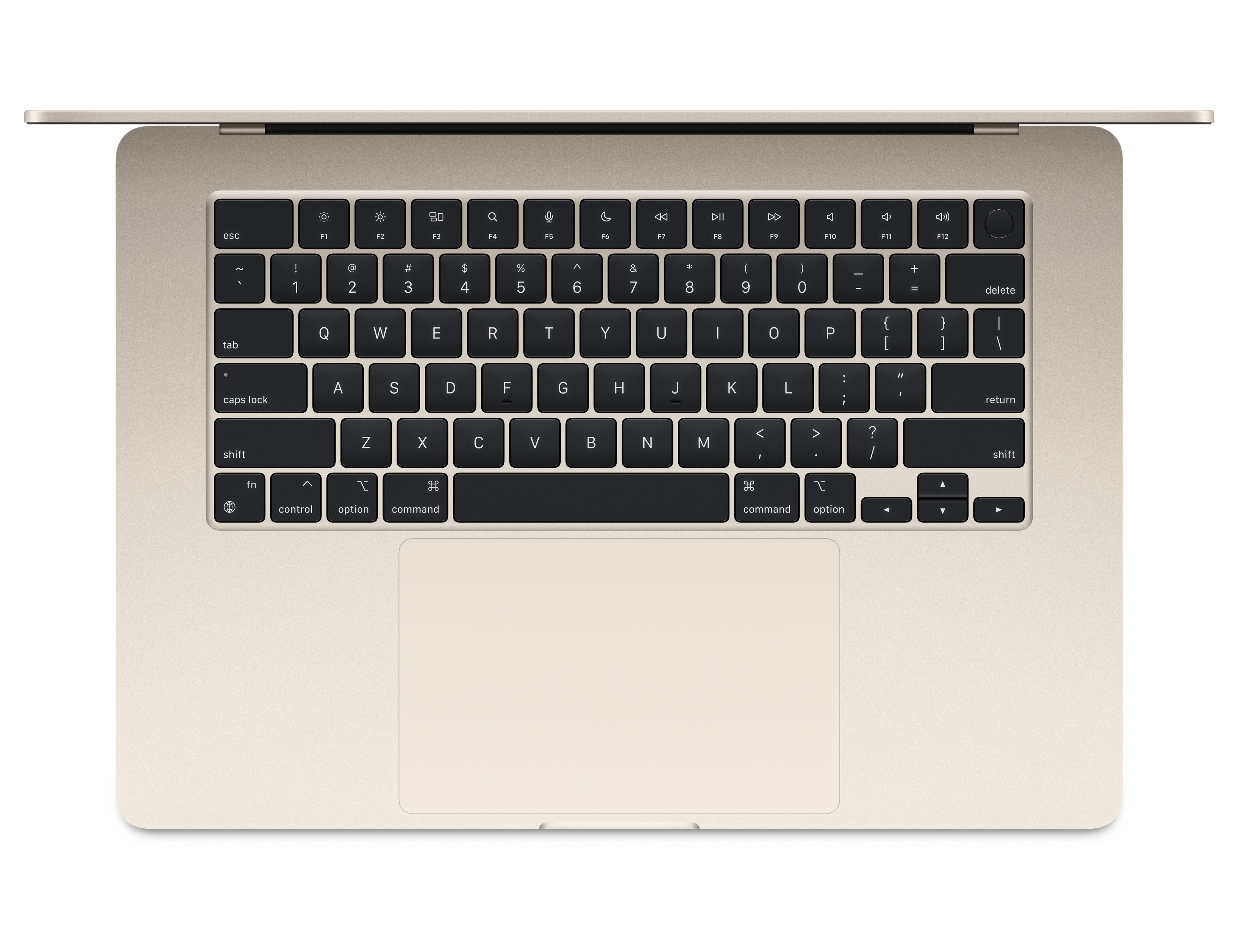 Laptop APPLE MacBook Air 15 (15.3", M3, 10C GPU, 256GB, ZEE, Starlight) - MC9F4ZE/A-2