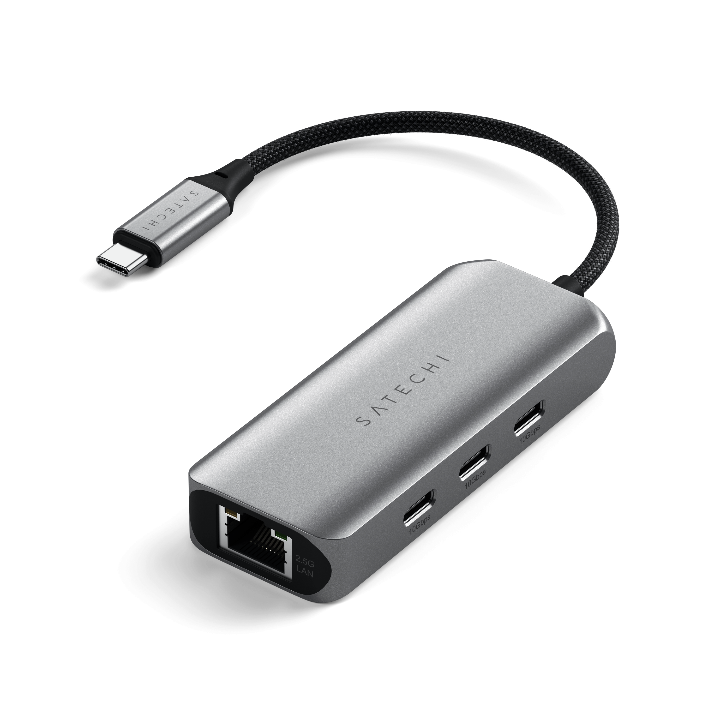 USB-C Hub SATECHI 4-in-1 s 2.5 Gigabit Ethernet - Space Gray-4