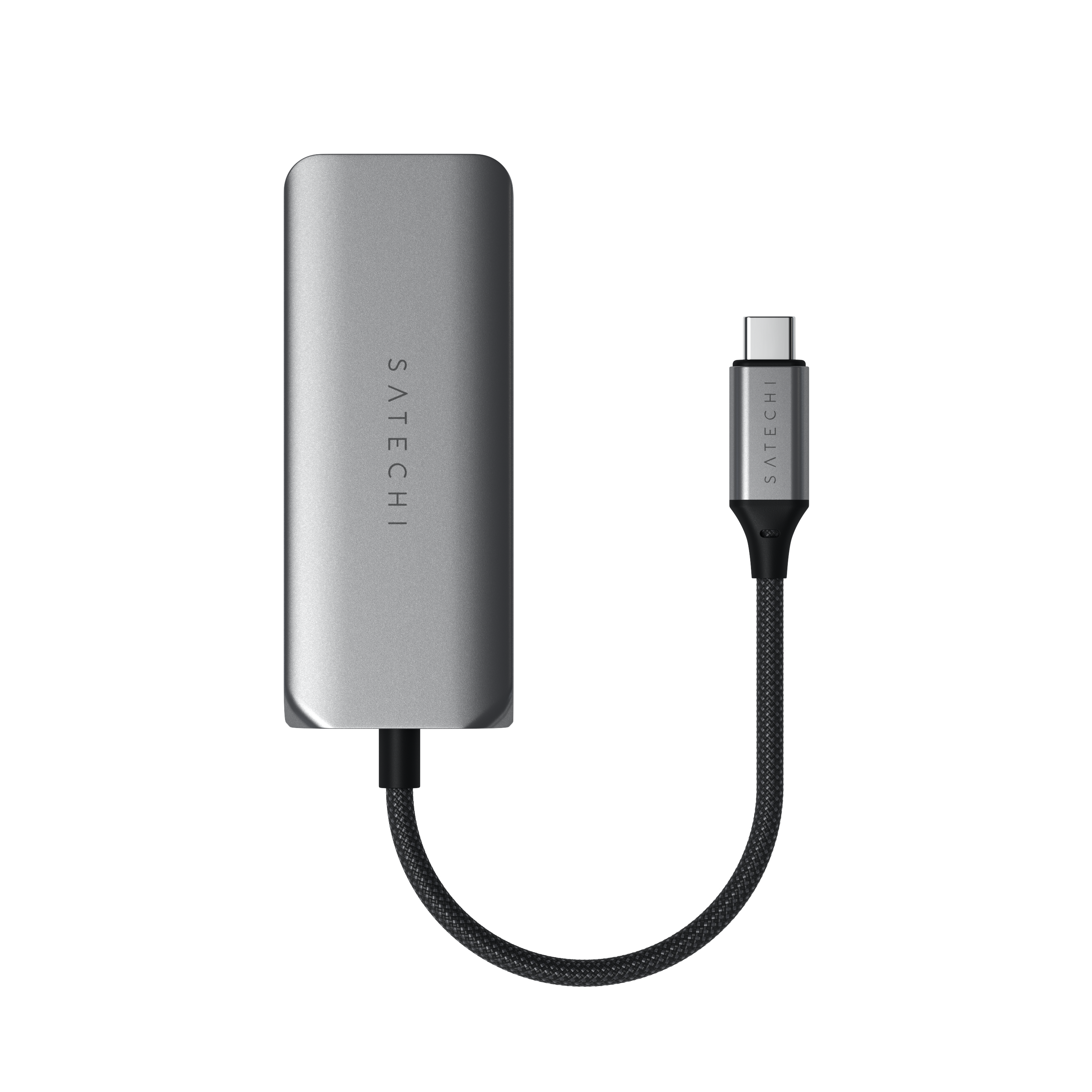 USB-C Hub SATECHI 4-in-1 s 2.5 Gigabit Ethernet - Space Gray-3