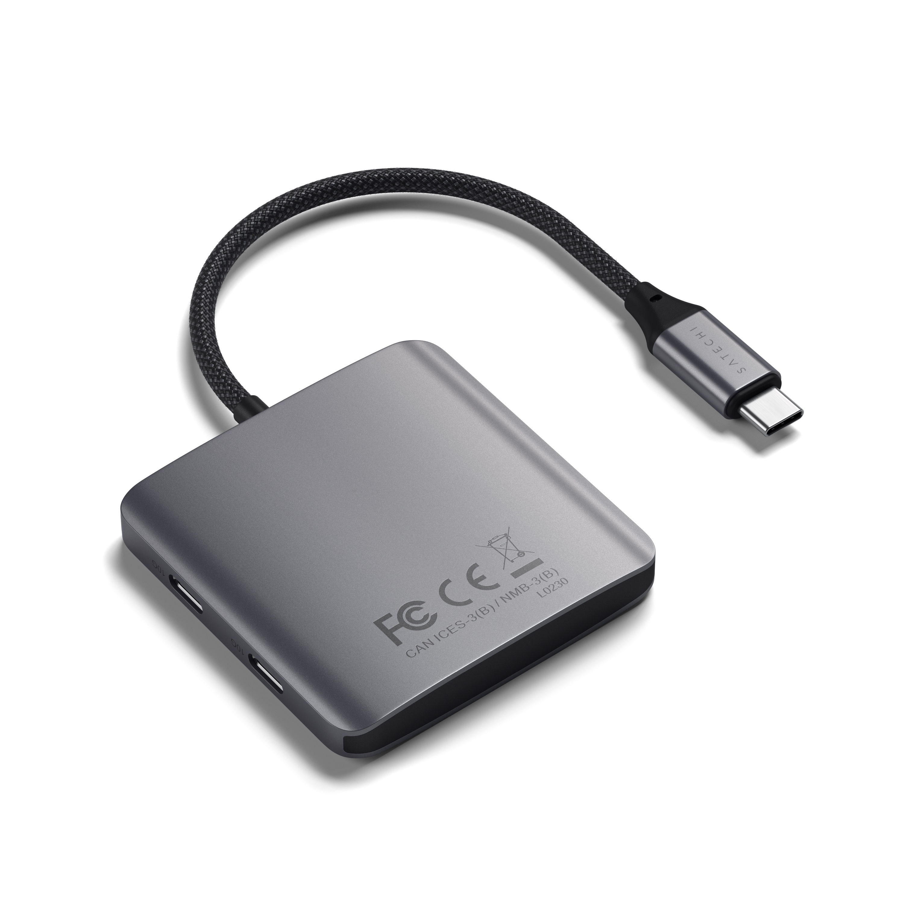 USB-C Hub SATECHI 4-Port s PD - Space Gray-7