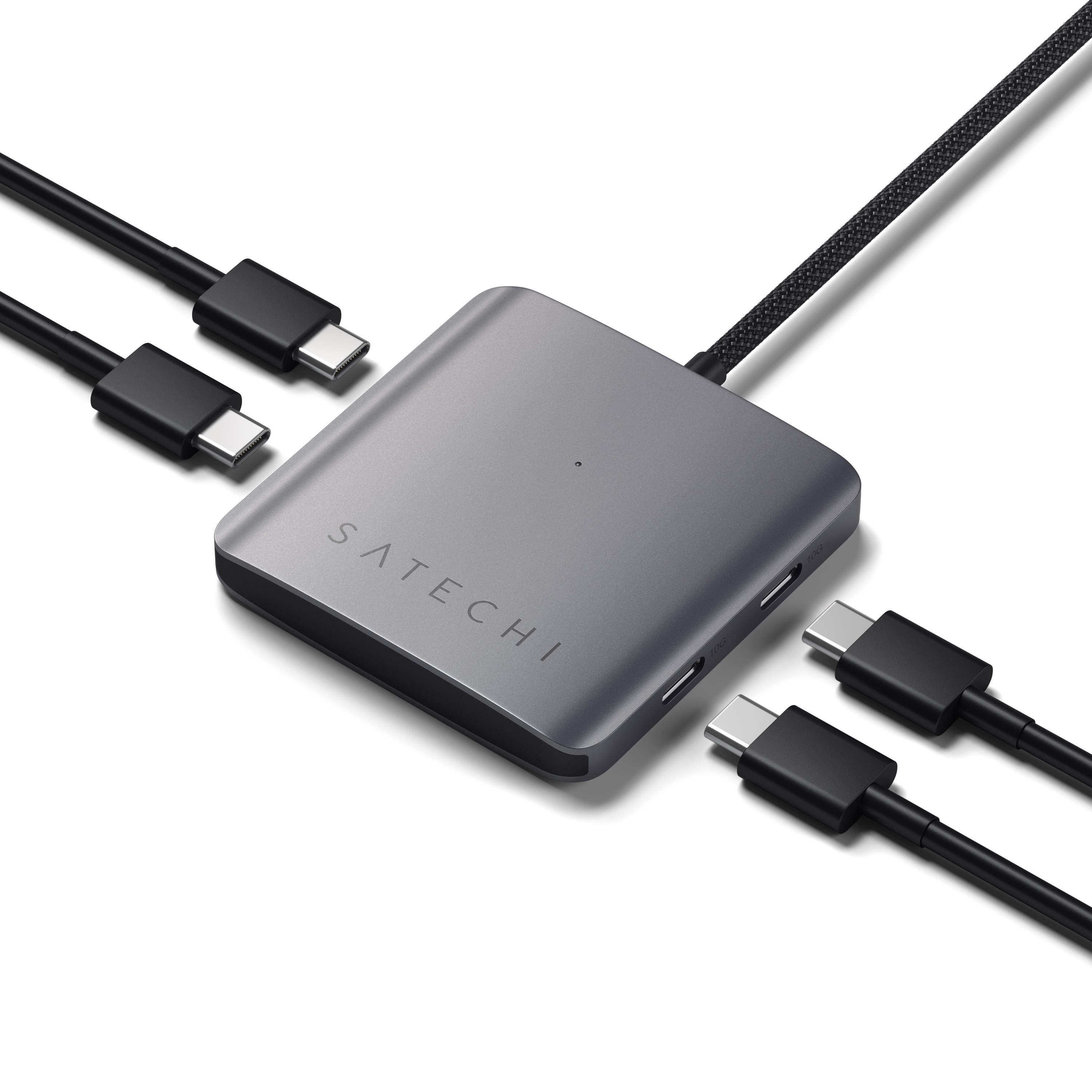 USB-C Hub SATECHI 4-Port s PD - Space Gray-3
