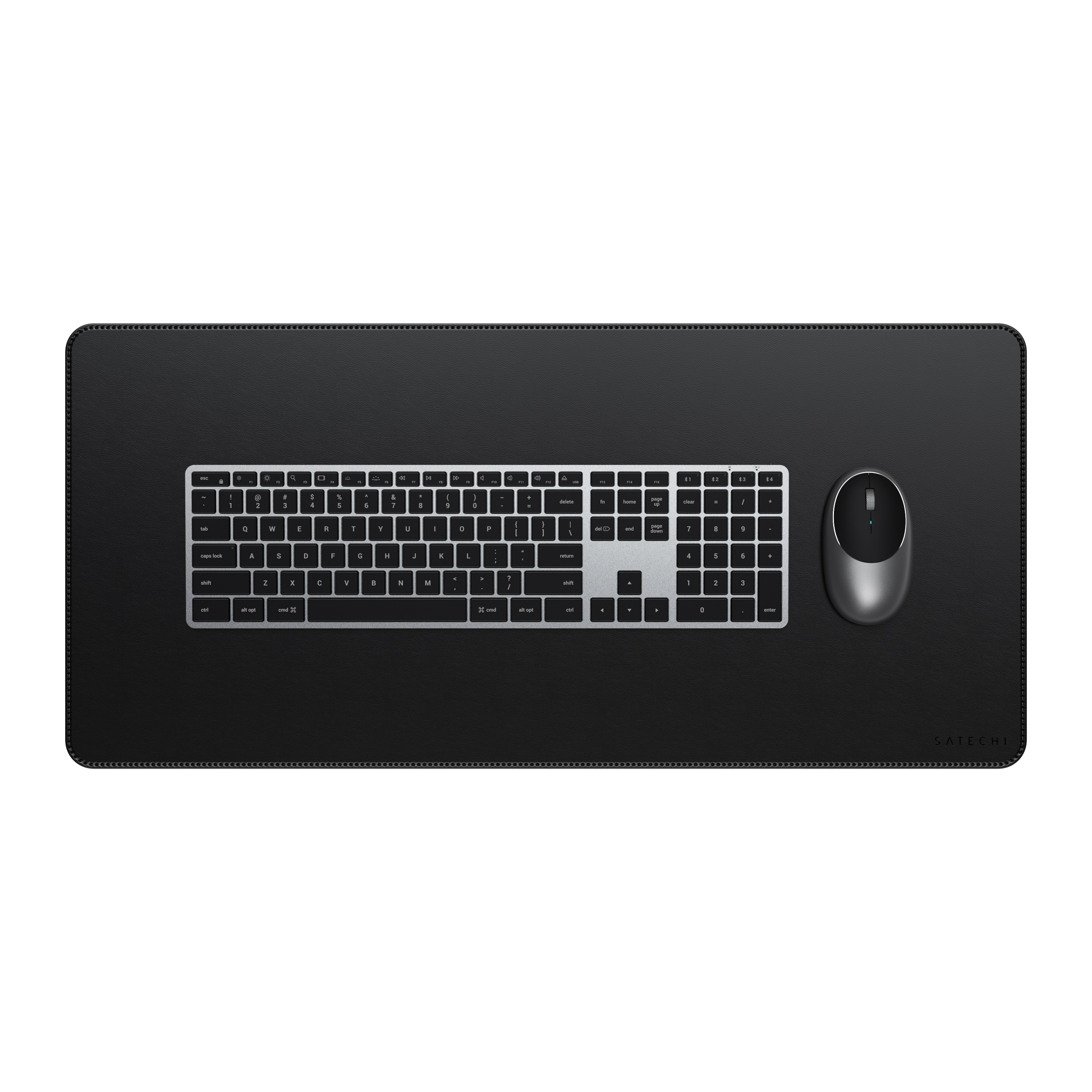 Satechi Vegan-Leather Premium Desk Mat - Black-0