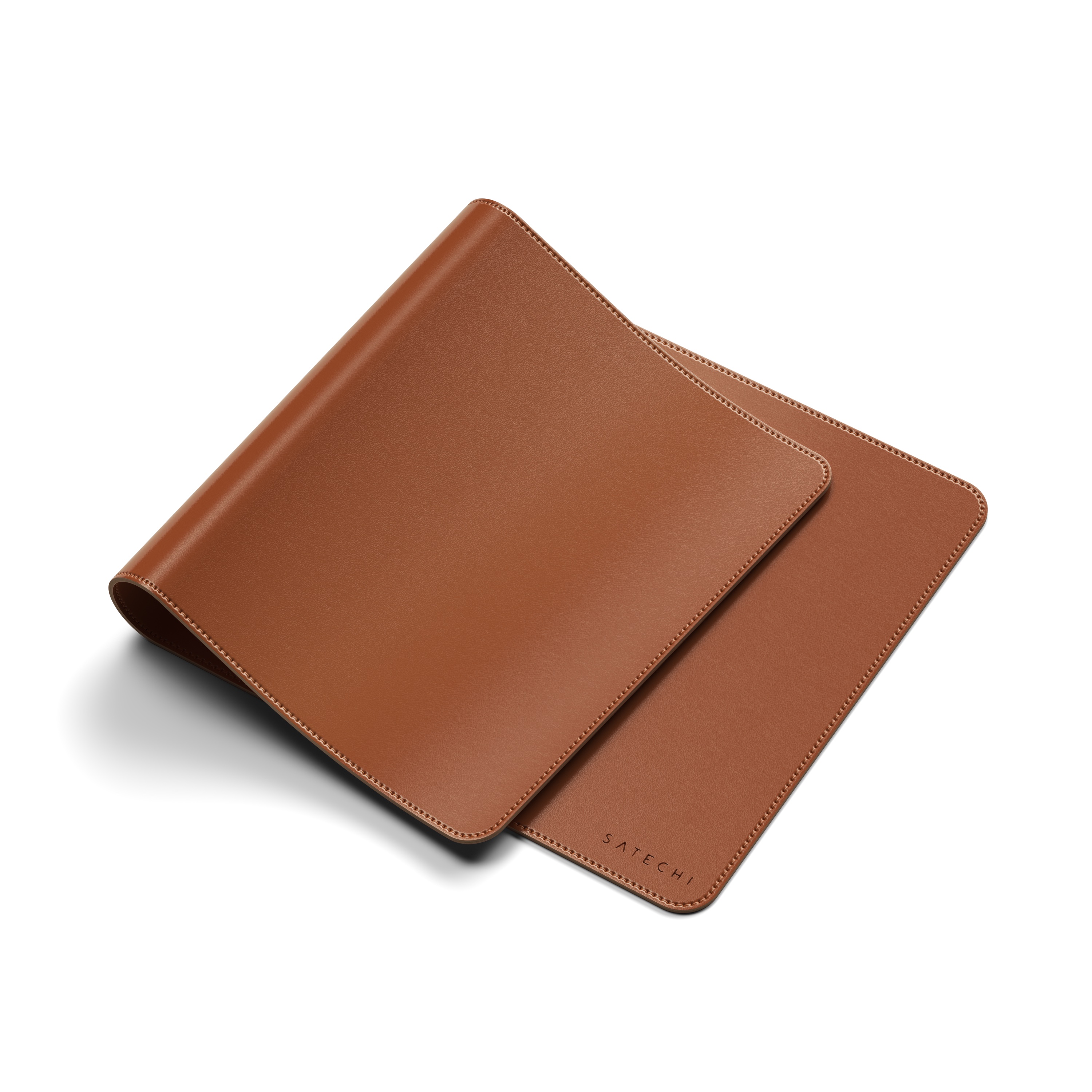 Podloga za stol SATECHI Vegan-Leather Premium - Smeđa-4