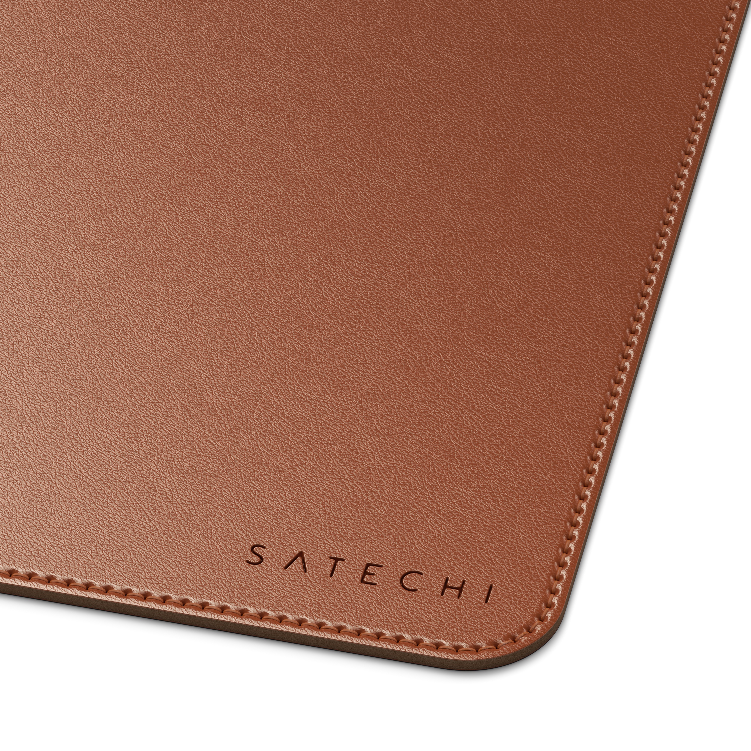 Podloga za stol SATECHI Vegan-Leather Premium - Smeđa-3