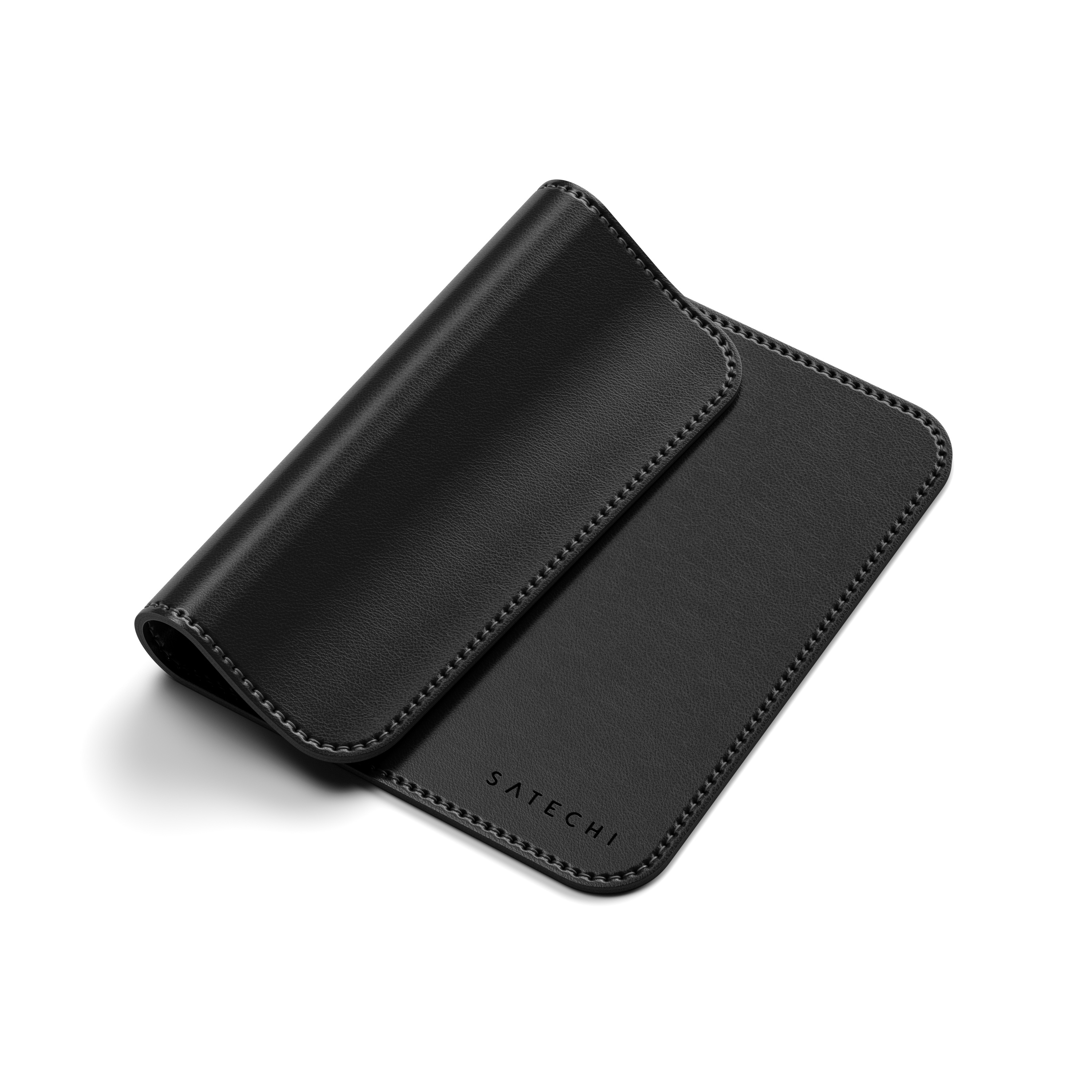 Podloga za miš SATECHI Vegan-Leather Premium - Crna-5