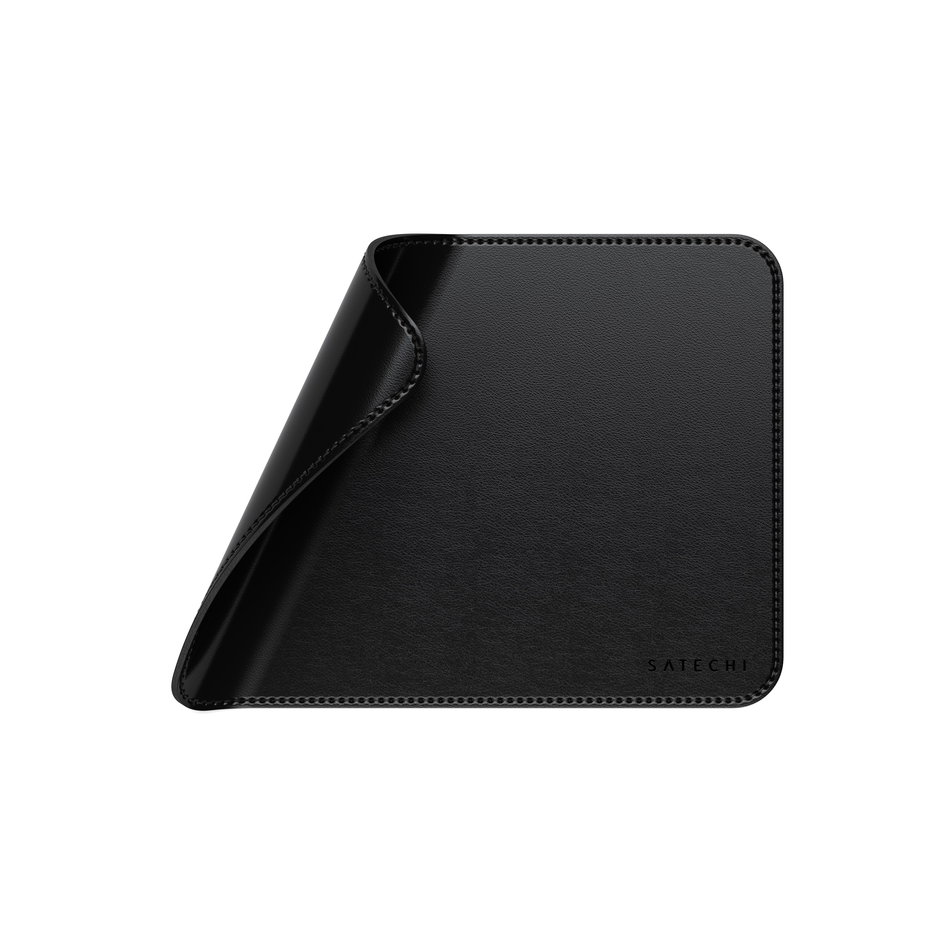 Podloga za miš SATECHI Vegan-Leather Premium - Crna-3