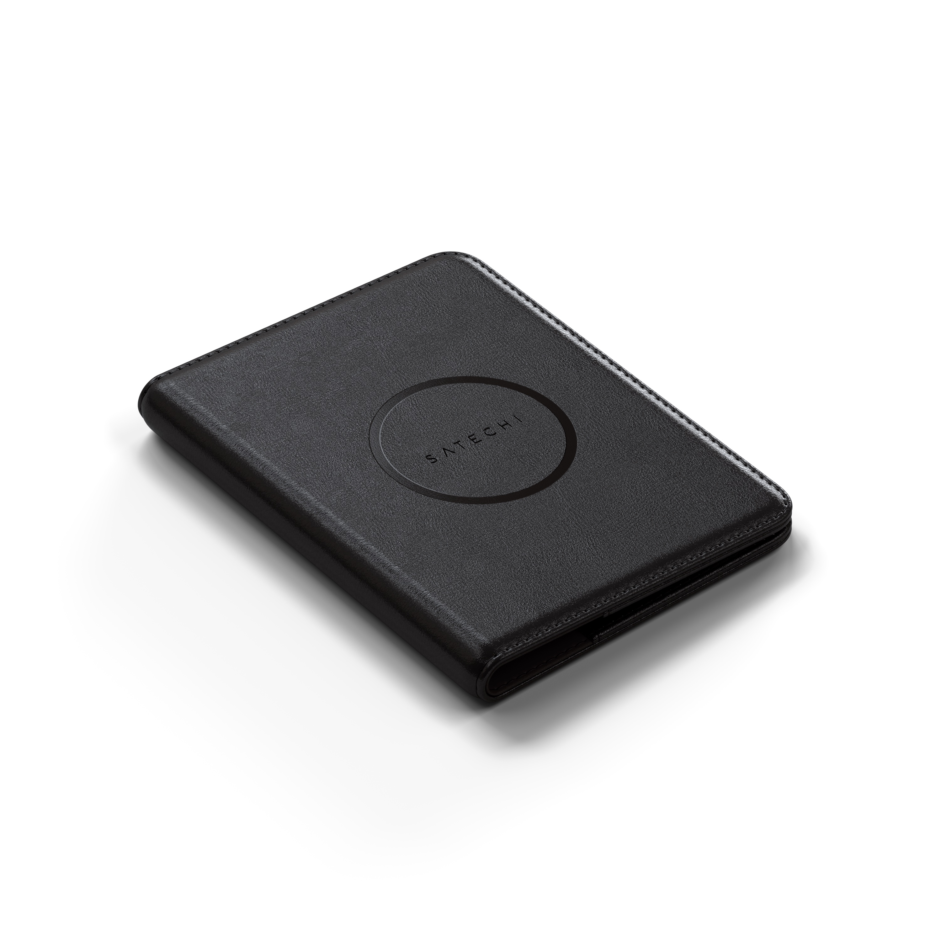 Putna torbica SATECHI Vegan-Leather Passport Cover s Find My - Crna-5