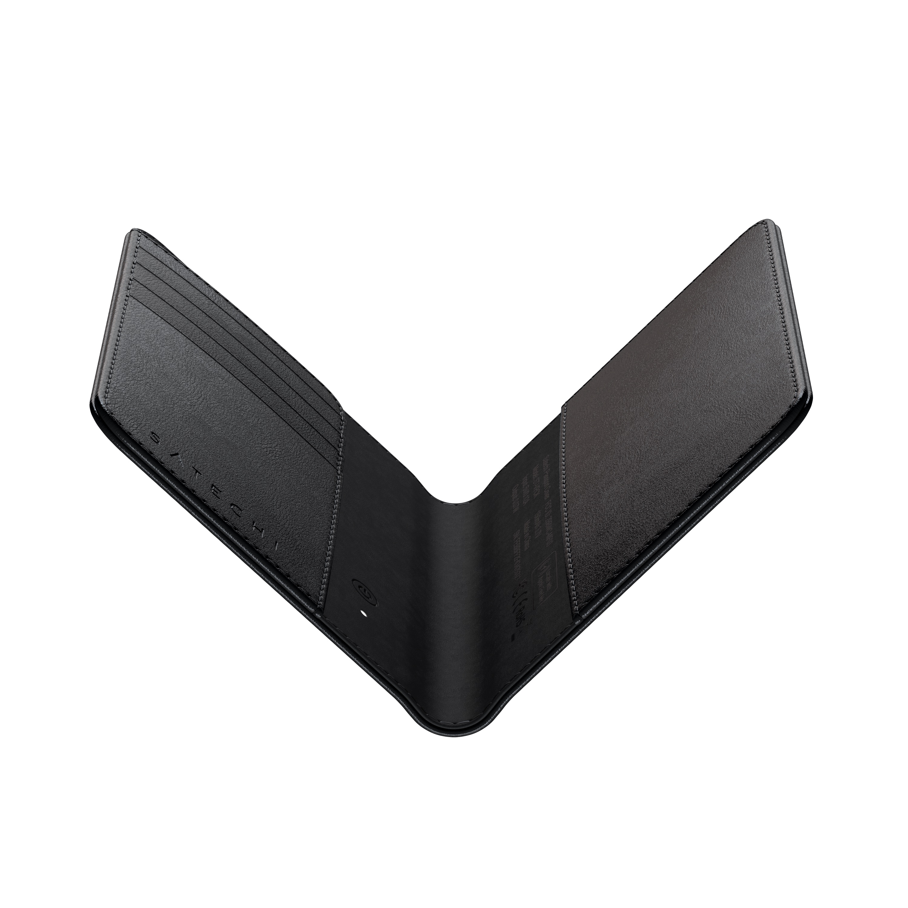 Putna torbica SATECHI Vegan-Leather Passport Cover s Find My - Crna-8