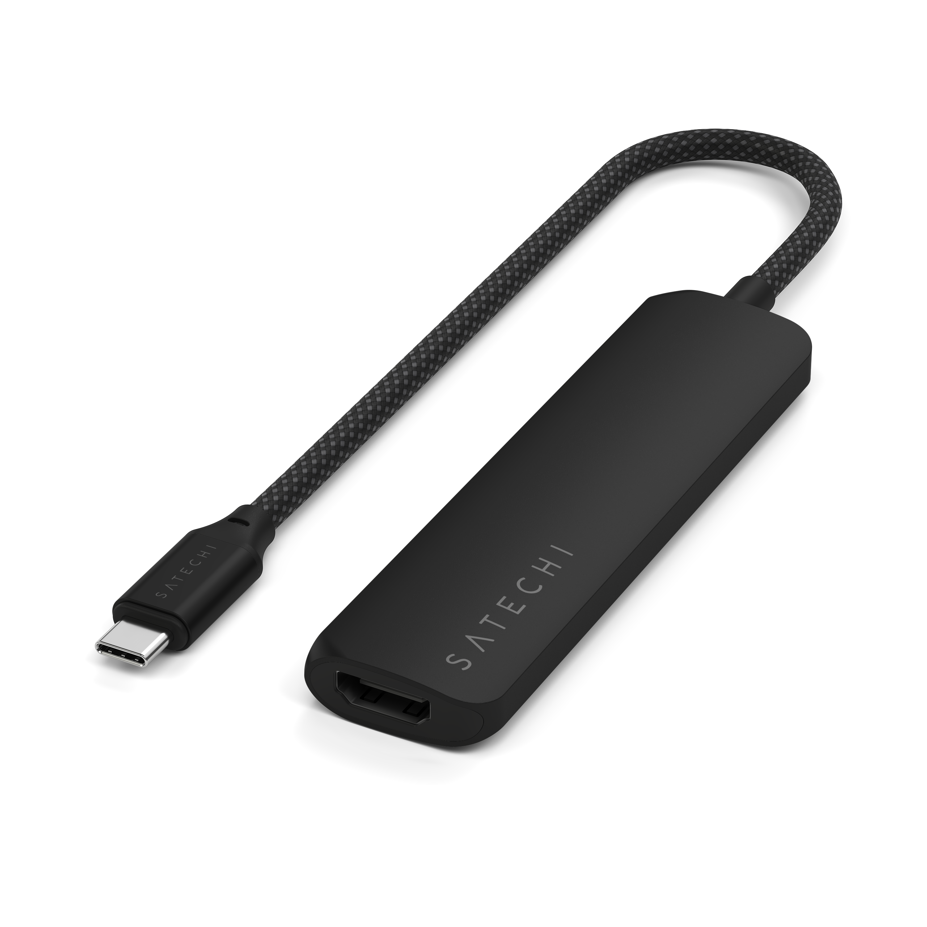 USB-C Multiport Adapter SATECHI 4-in-1 Slim 4K - Crni-6