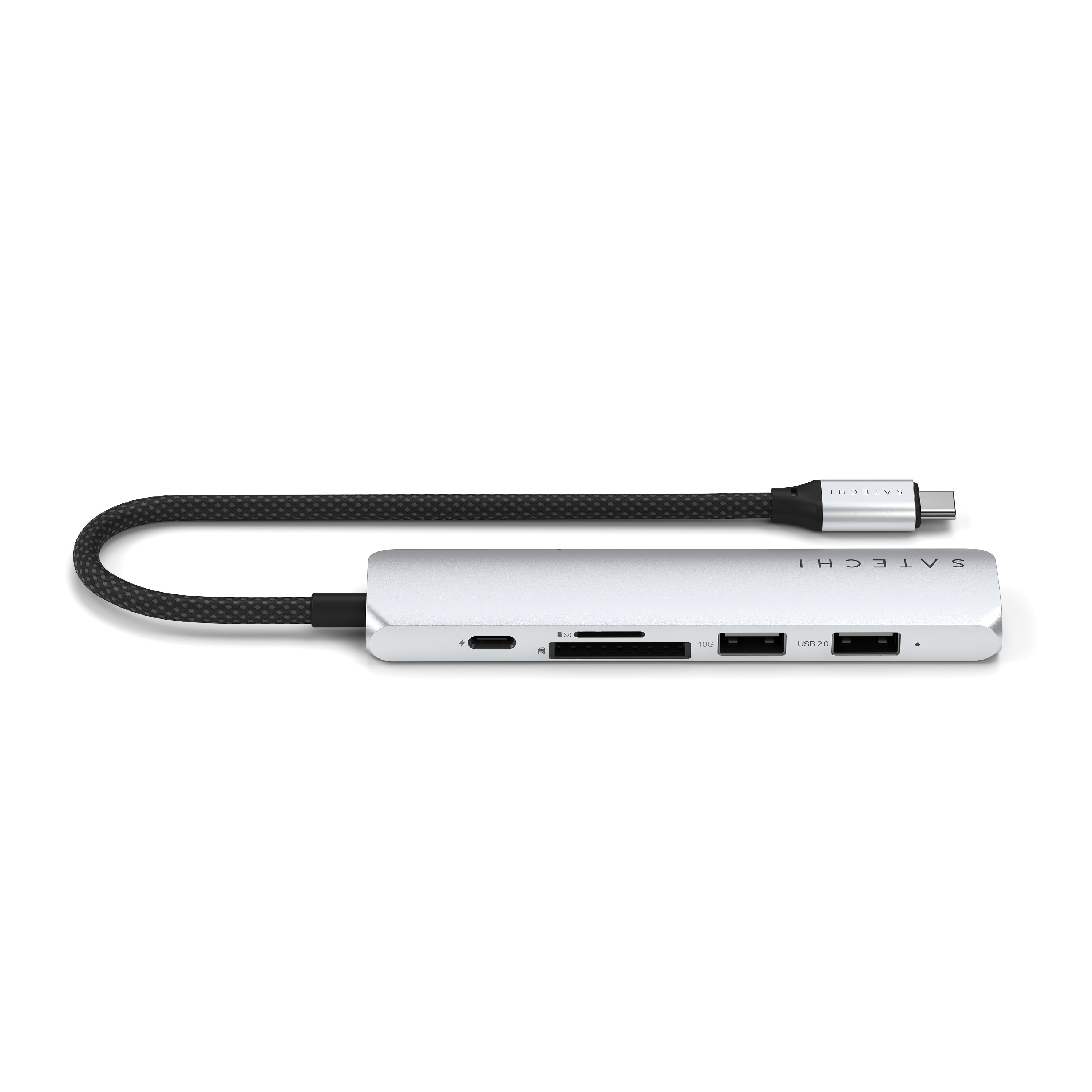 USB-C Multiport Adapter SATECHI 6-in-1 - Srebrni-3