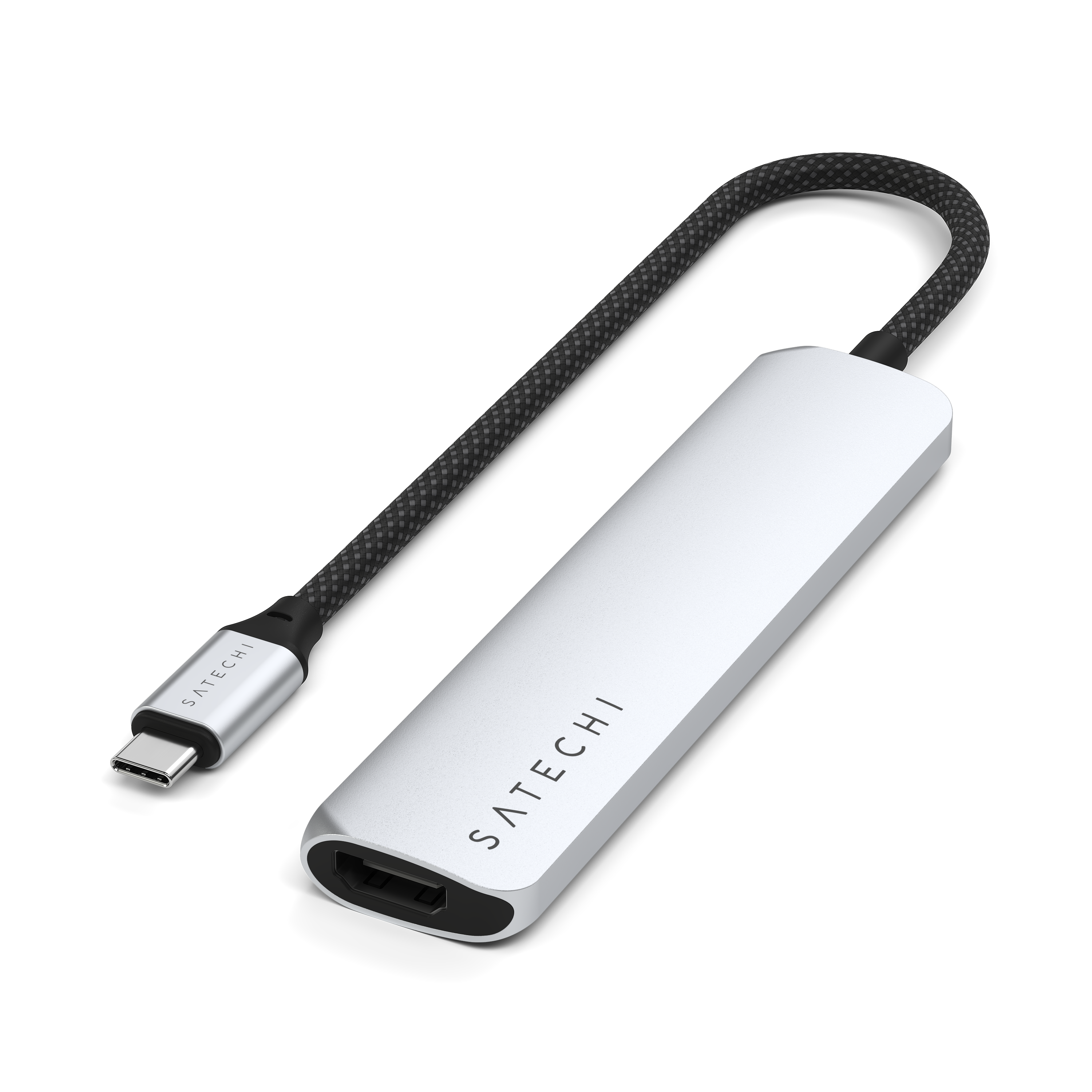 USB-C Multiport Adapter SATECHI 6-in-1 - Srebrni-1