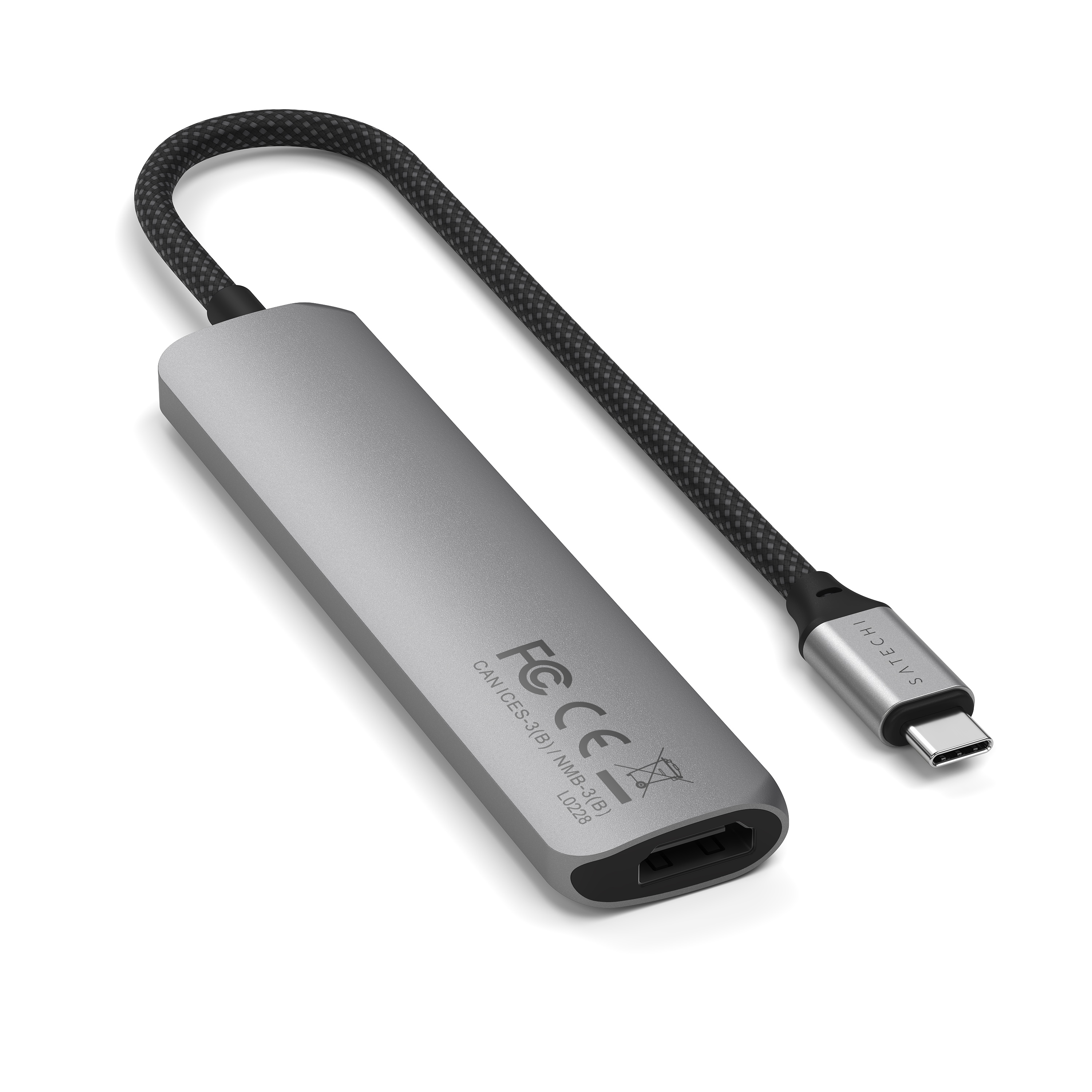 USB-C Multiport Adapter SATECHI 6-in-1 - Space Grey-4