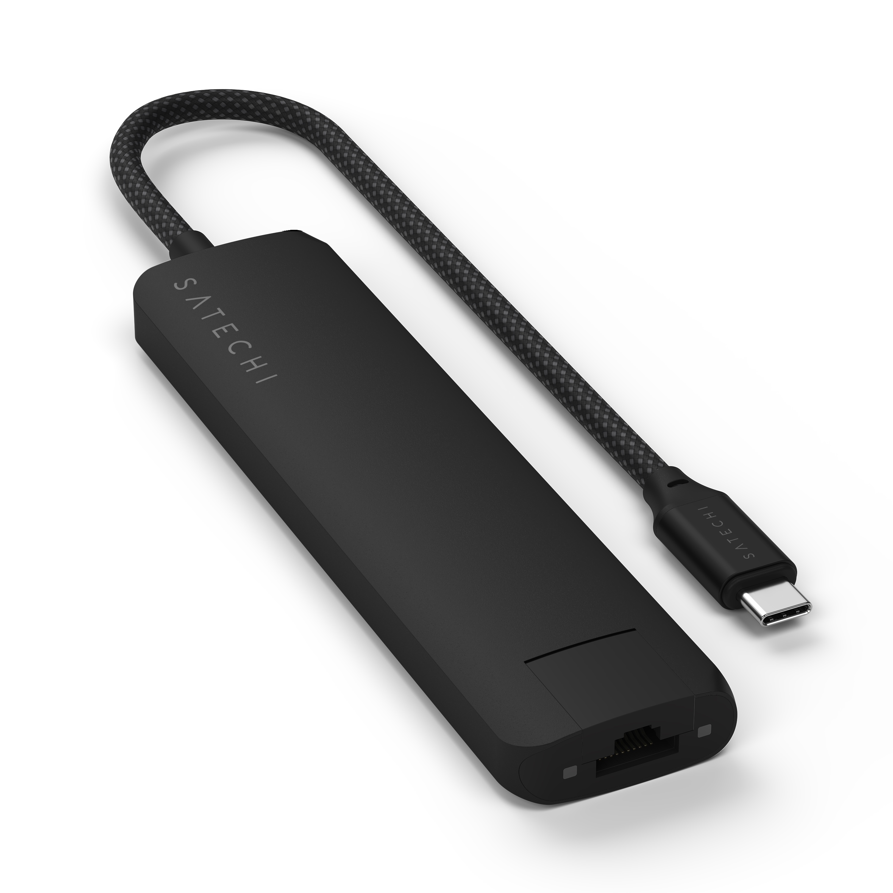 Adapter SATECHI 7-in-1 USB-C Slim Multiport s Ethernetom - Crni-5