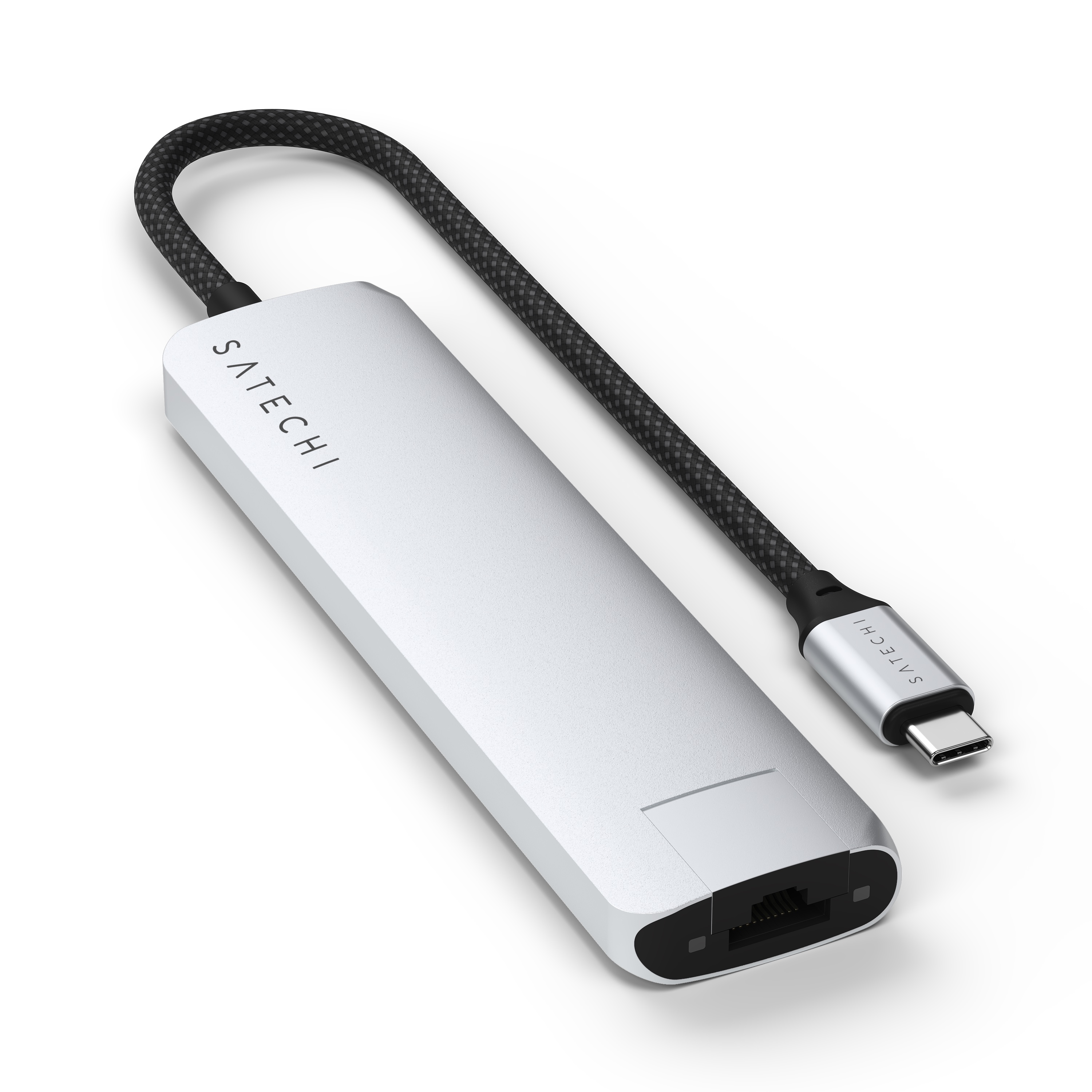 Adapter SATECHI 7-in-1 USB-C Slim Multiport s Ethernetom - Silver-3