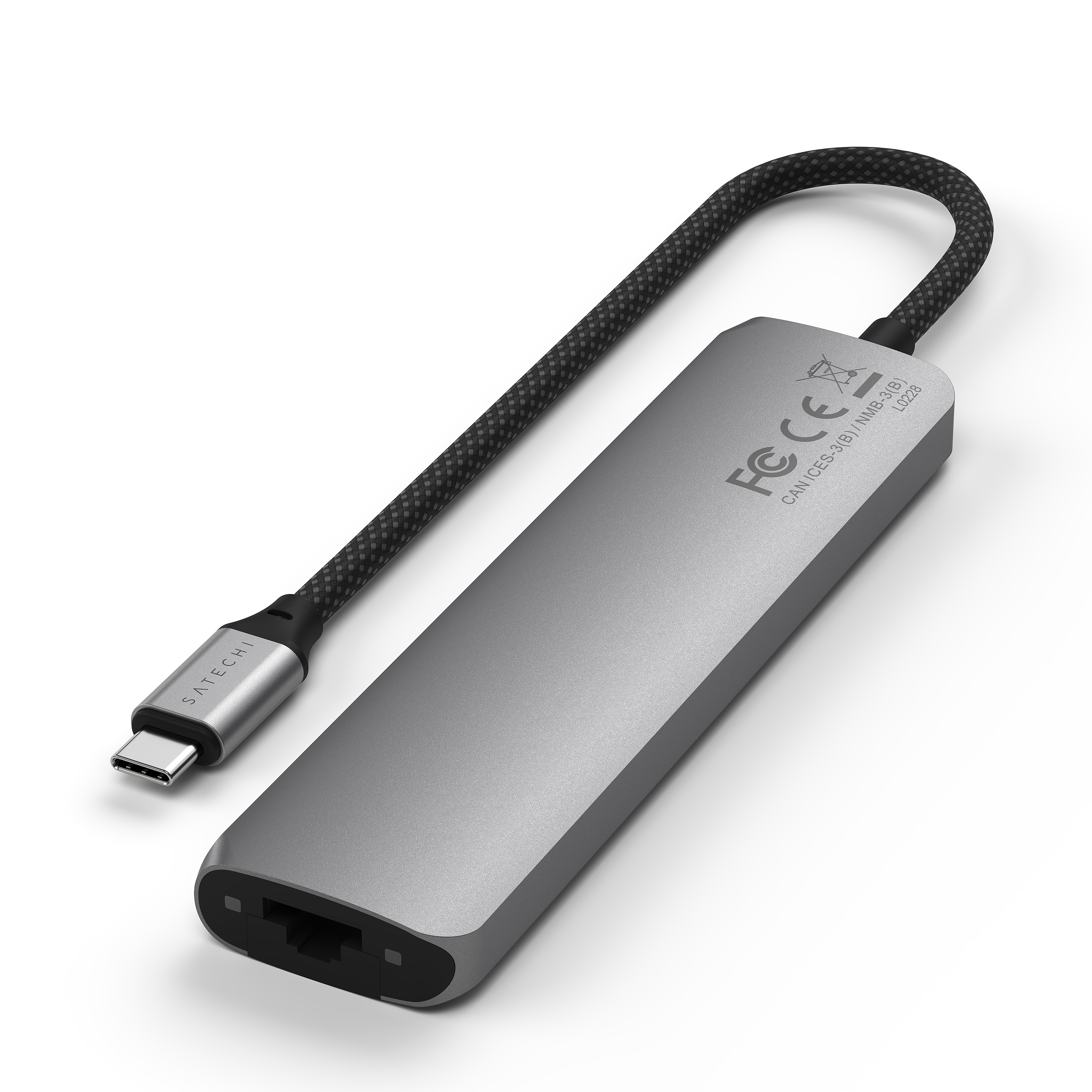 Adapter SATECHI 7-in-1 USB-C Slim Multiport s Ethernetom - Space Grey-3