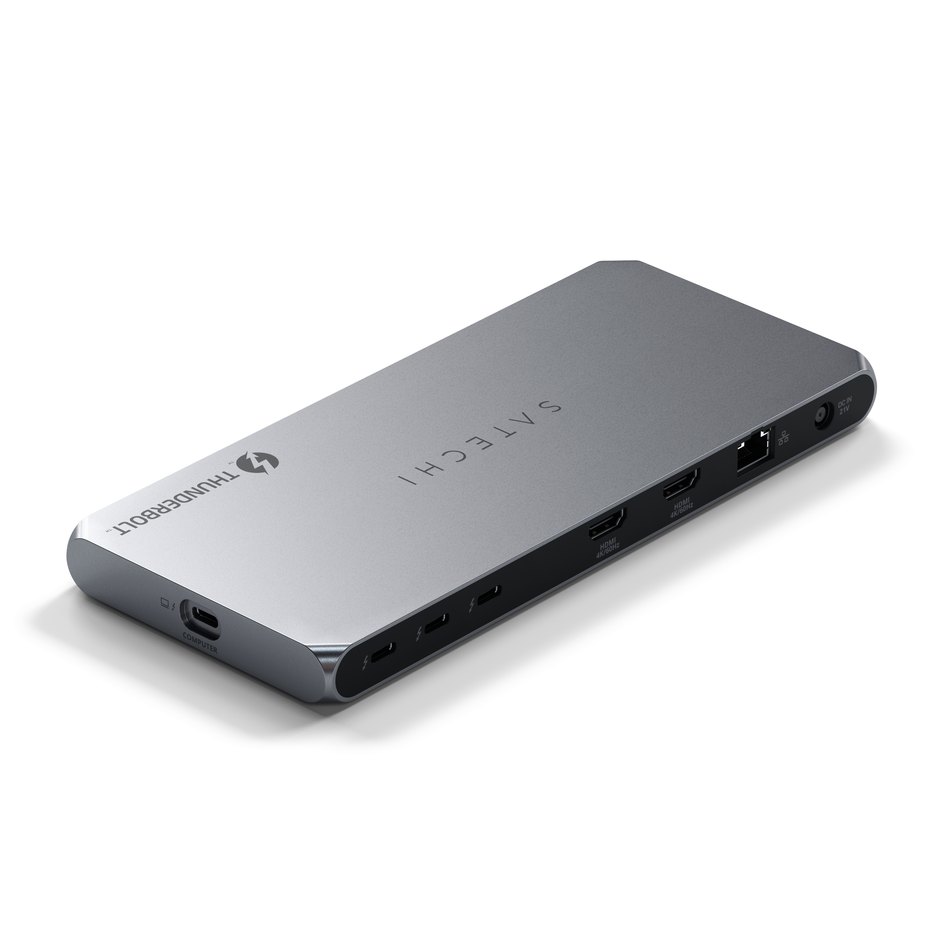 Satechi Thunderbolt 4 Multi-Display Docking Station - EU - Space Grey-9