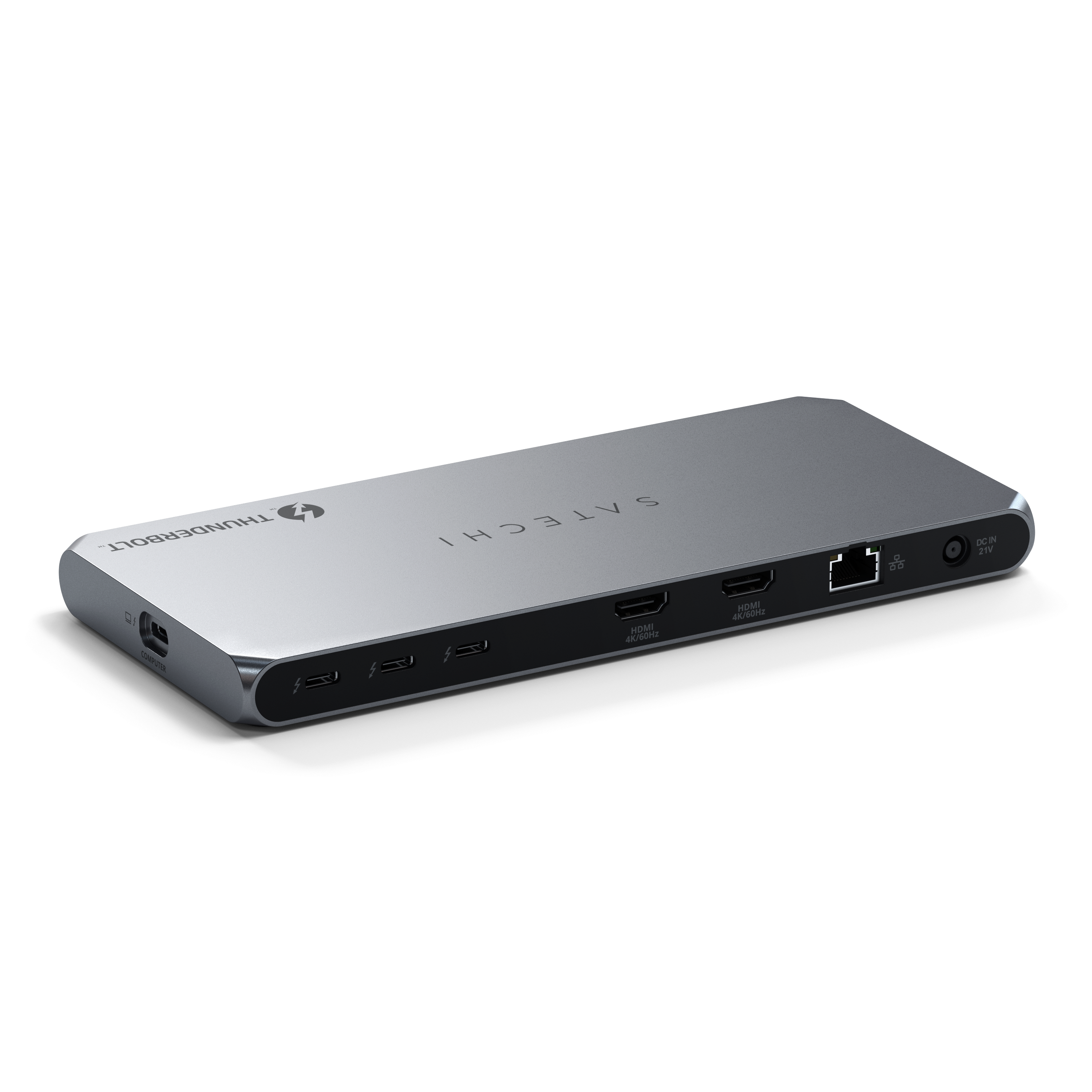 Satechi Thunderbolt 4 Multi-Display Docking Station - EU - Space Grey-6