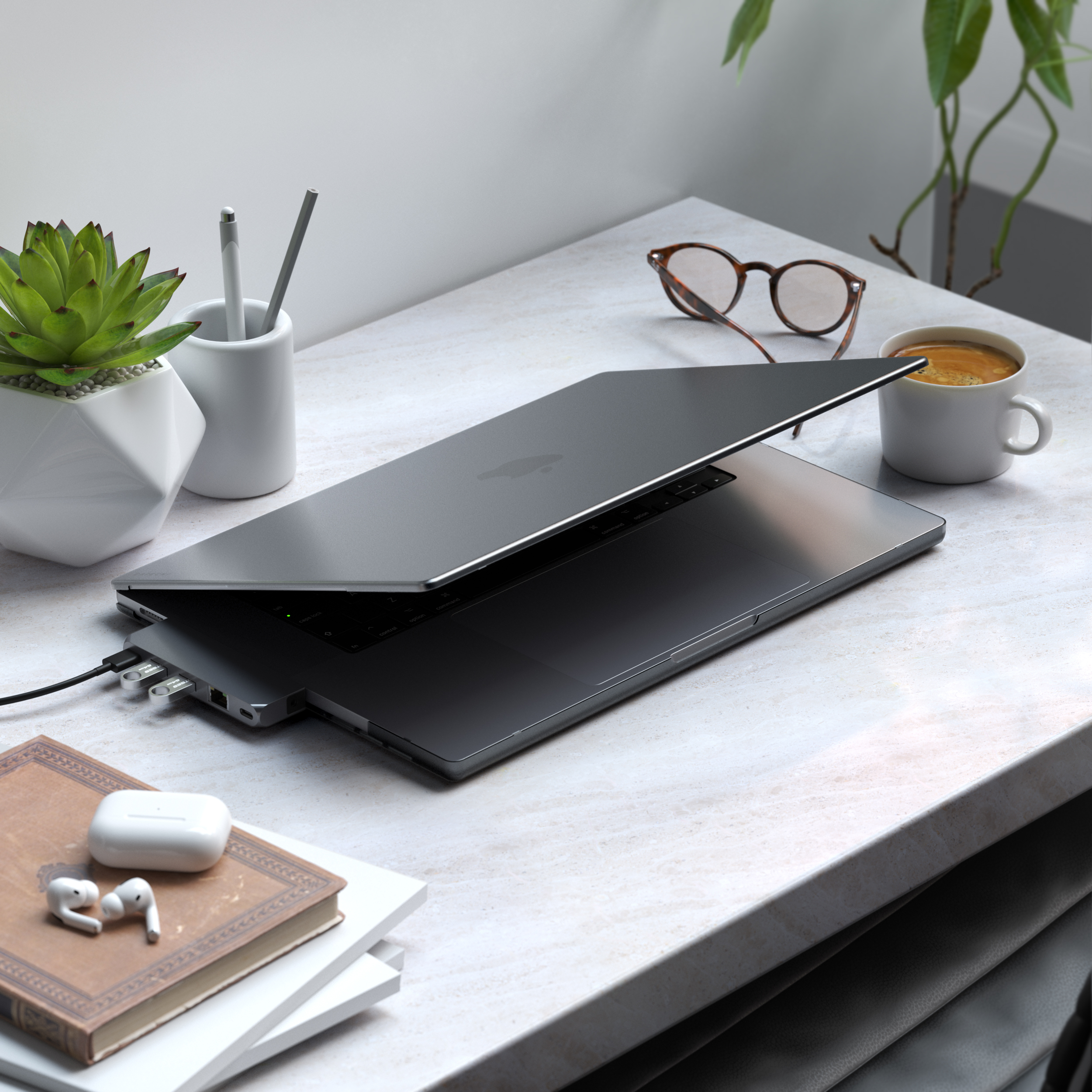 Laptop SATECHI Eco Hardshell Case for MacBook Pro 16 - Dark-4