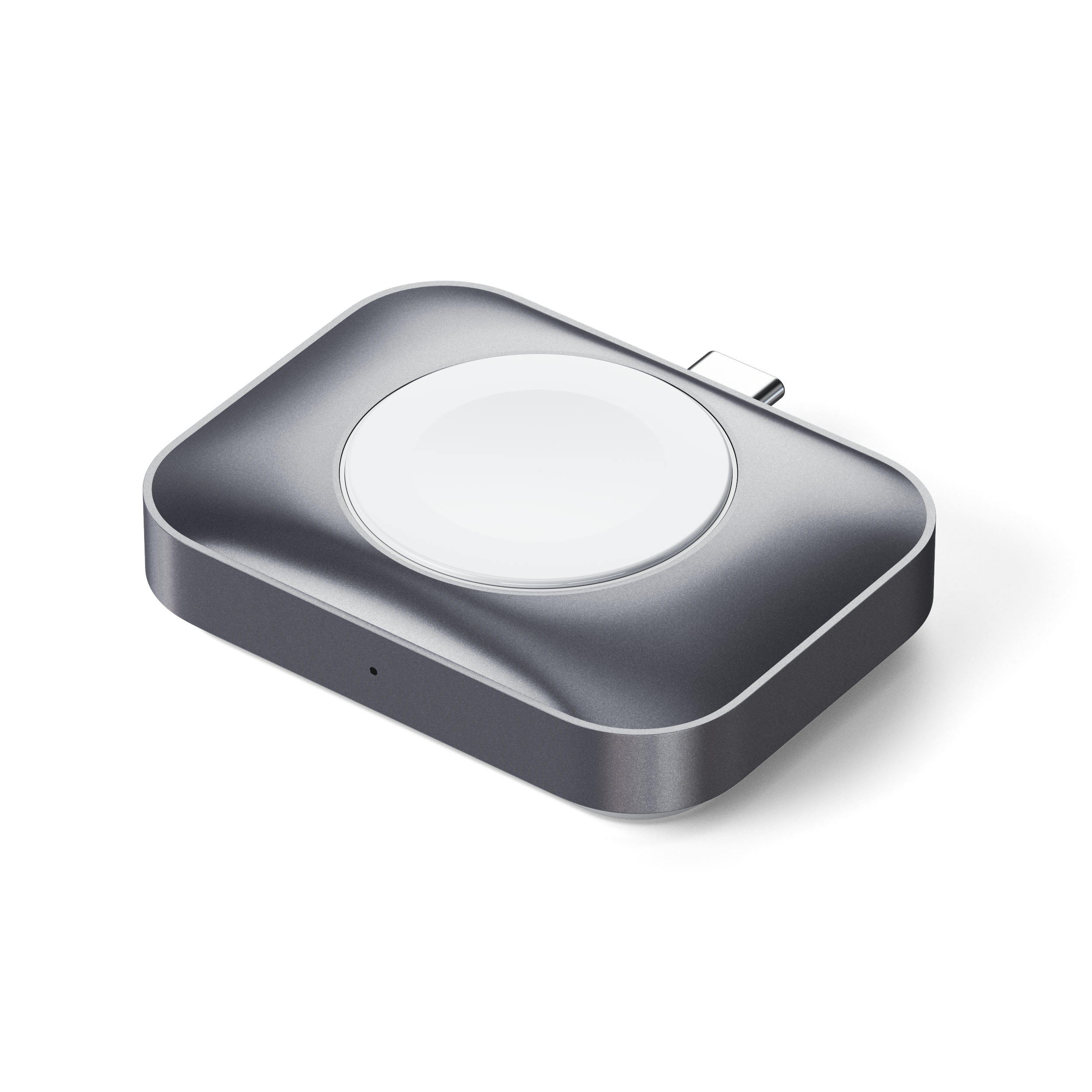 Bežična punjačka stanica SATECHI USB-C 2 u 1 za Apple Watch i AirPods - Srebrna-3