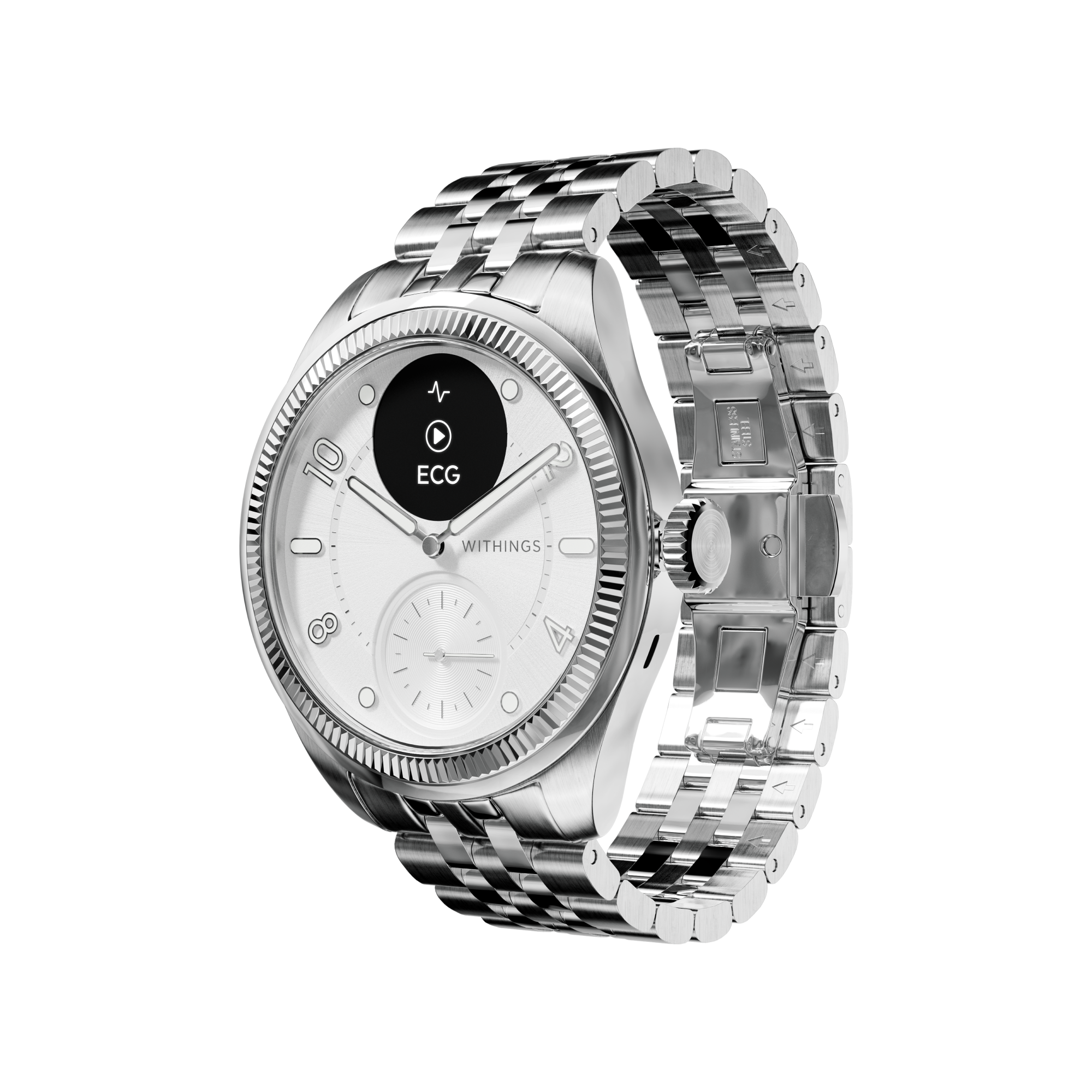 Pametni sat WITHINGS ScanWatch Nova Brilliant 39mm Titanium Silver-5