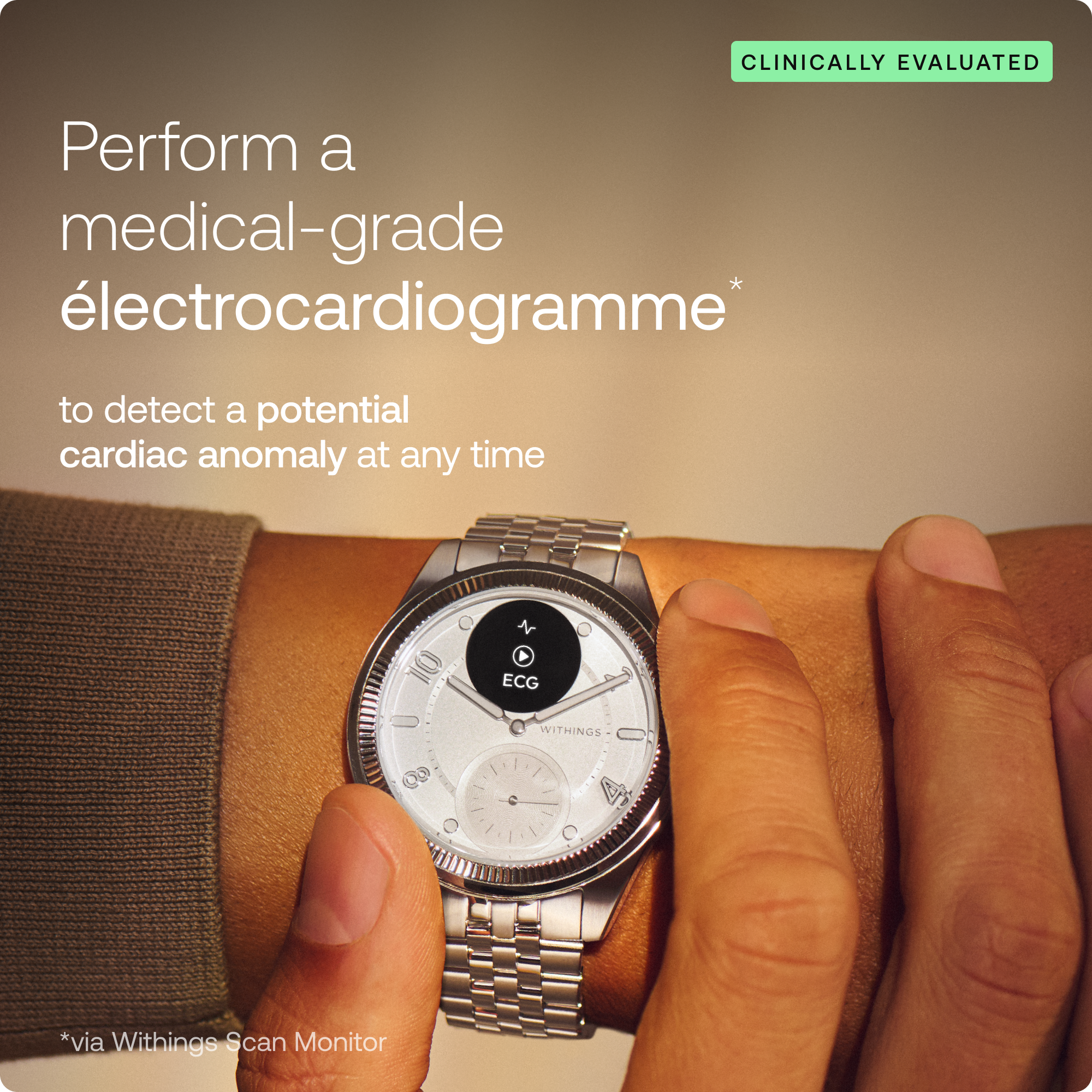 Pametni sat WITHINGS ScanWatch Nova Brilliant 39mm Titanium Silver-7