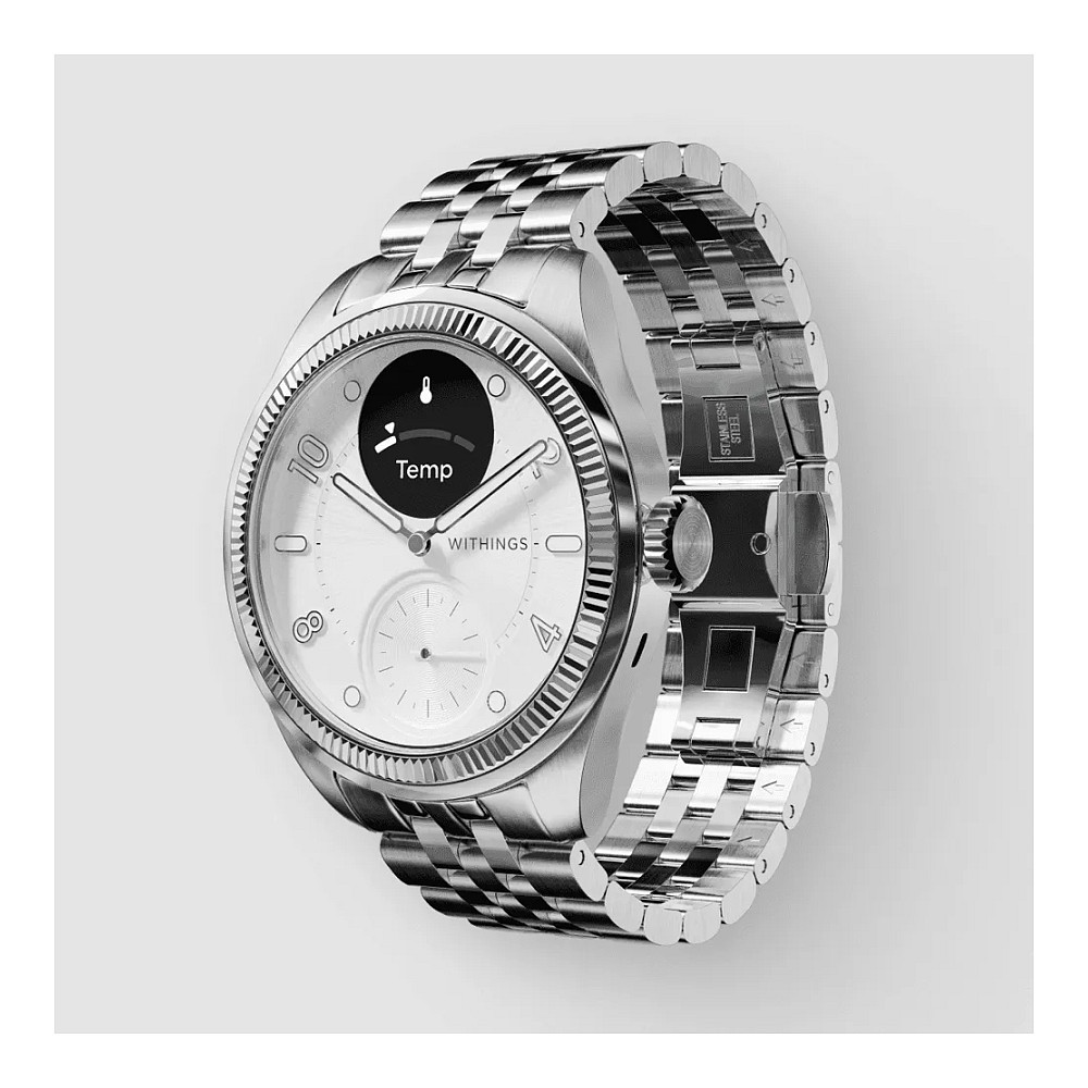 Pametni sat WITHINGS ScanWatch Nova Brilliant 39mm Titanium Silver-12