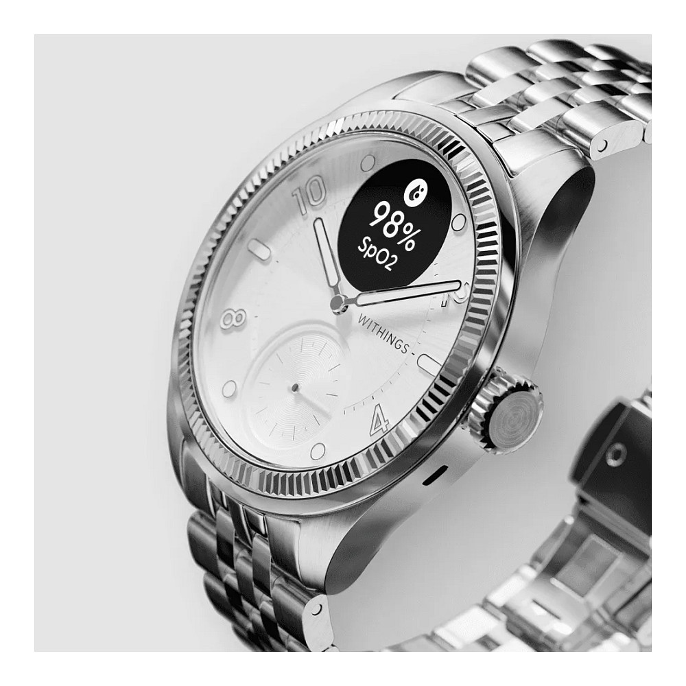 Pametni sat WITHINGS ScanWatch Nova Brilliant 39mm Titanium Silver-13