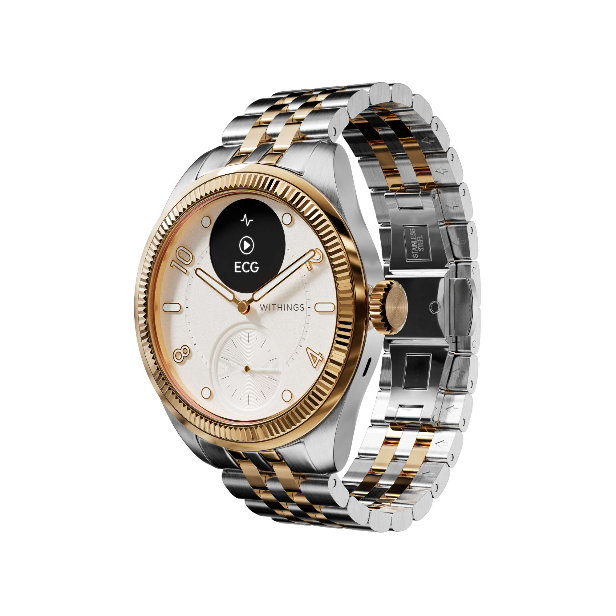 Pametni sat WITHINGS ScanWatch Nova Brilliant 39mm zlatni-4