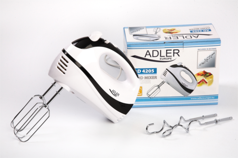 Ručni mikser ADLER AD 4205B (300 W) crni-2