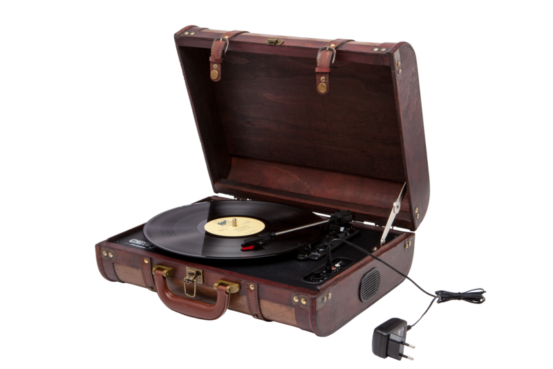 Prijenosni gramofon u koferu Camry (vintage stil)-6