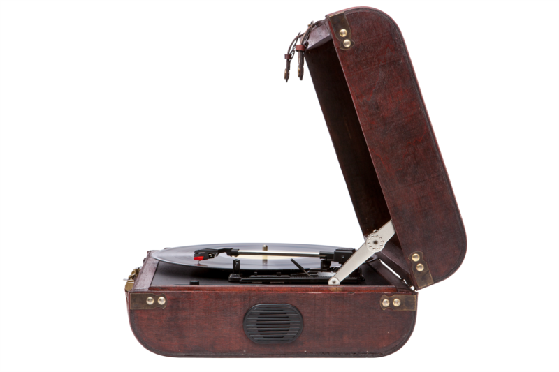 Prijenosni gramofon u koferu Camry (vintage stil)-7