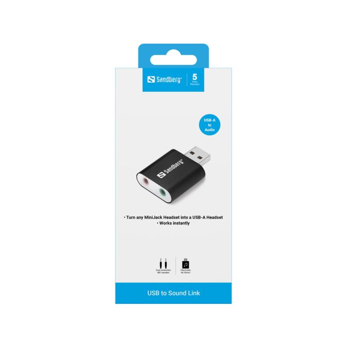 Adapter Sound Link USB na Sandberg-2