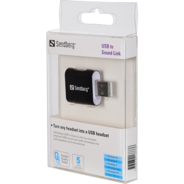 Adapter Sound Link USB na Sandberg-1