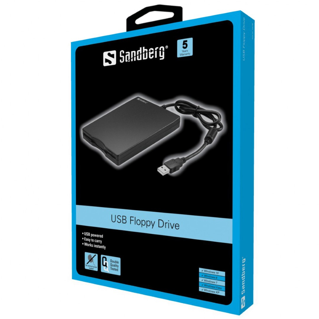 Čitač disketa Mini Reader USB Sandberg-1
