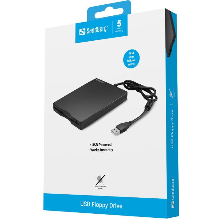 Čitač disketa Mini Reader USB Sandberg-4