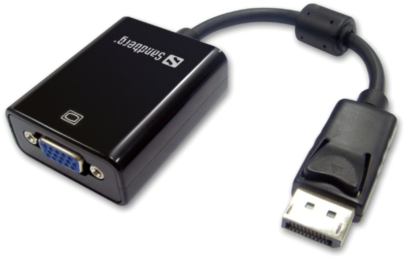 Adapter Sandberg s DisplayPort na VGA priključak-0