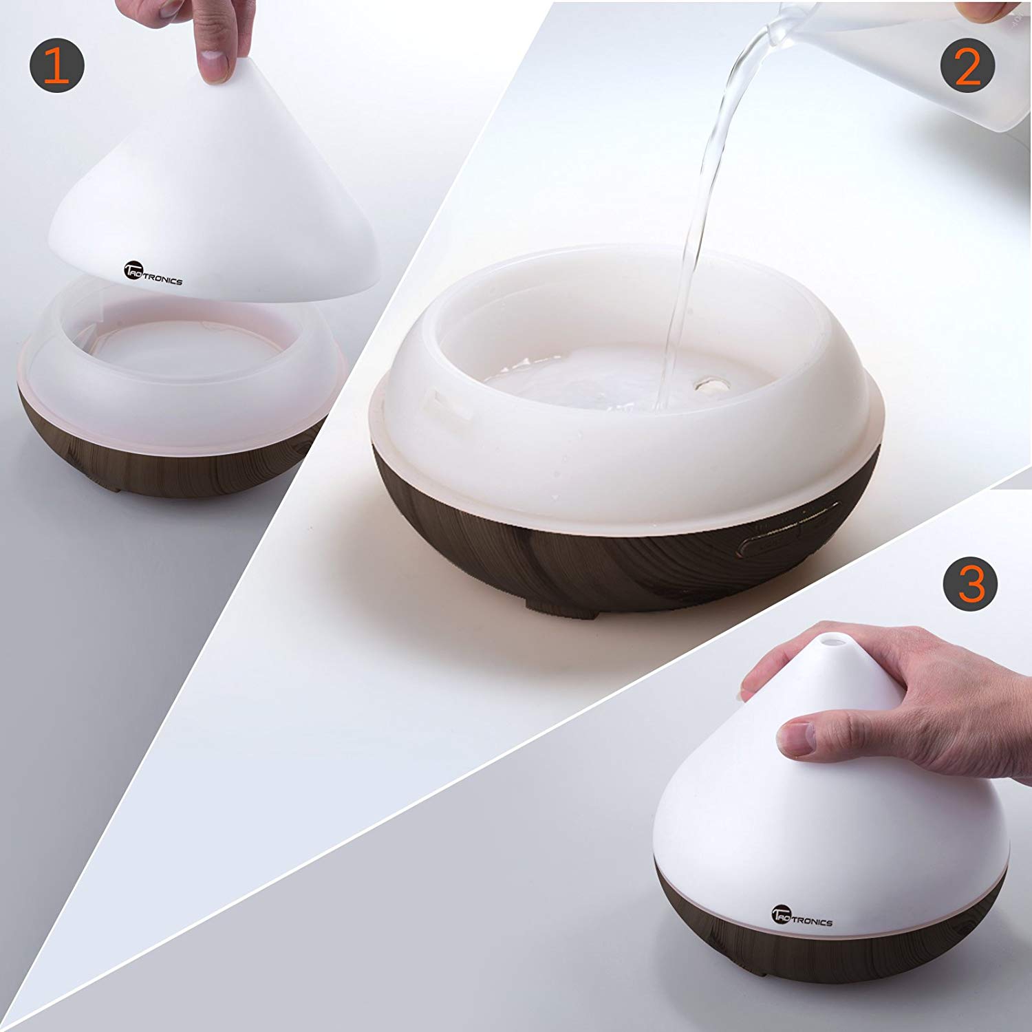 Difuzor ulja TaoTronics (TT-AD002, kava)-6