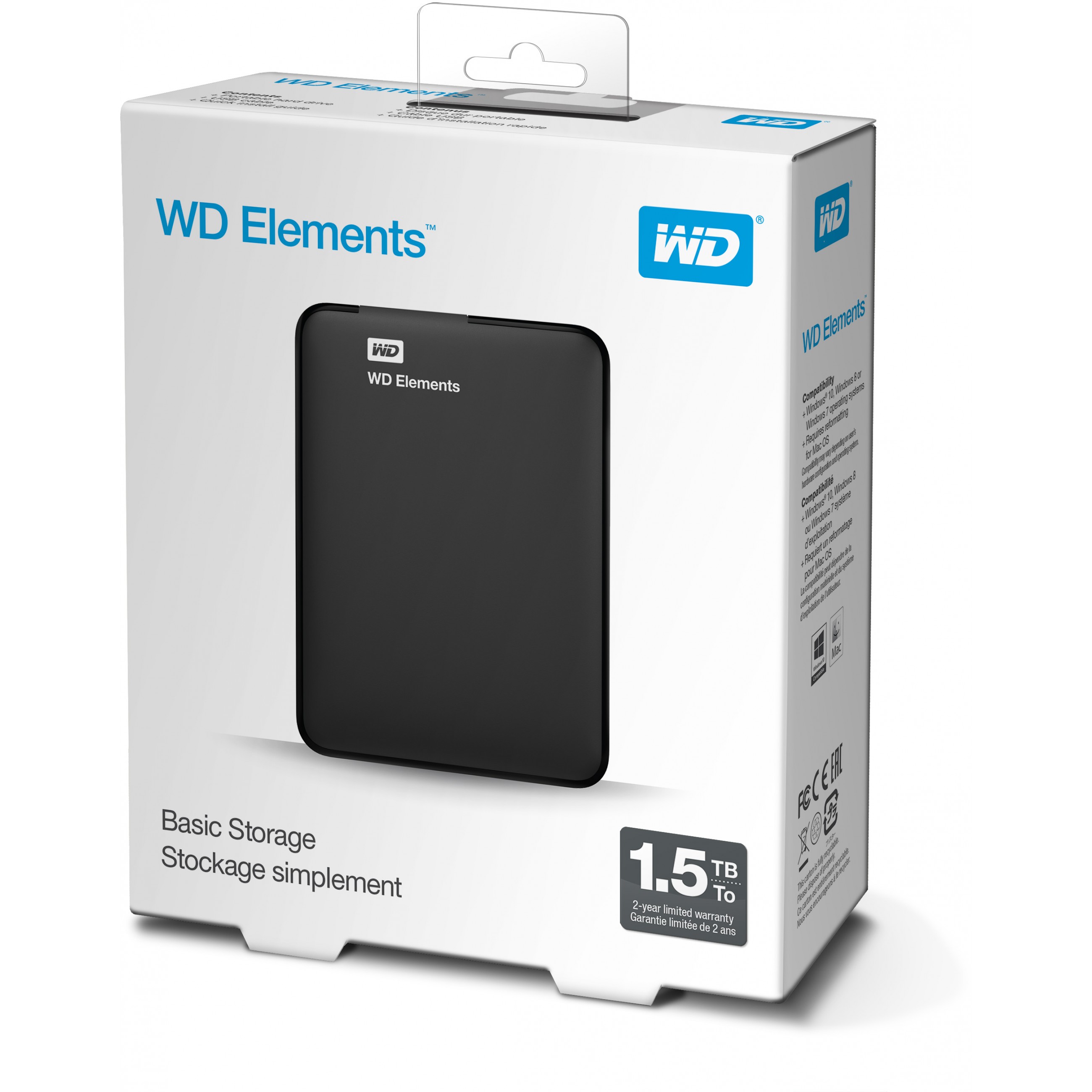 Vanjski disk WD ELEMENTS (1.5 TB, USB 3.0, 2.5")-18