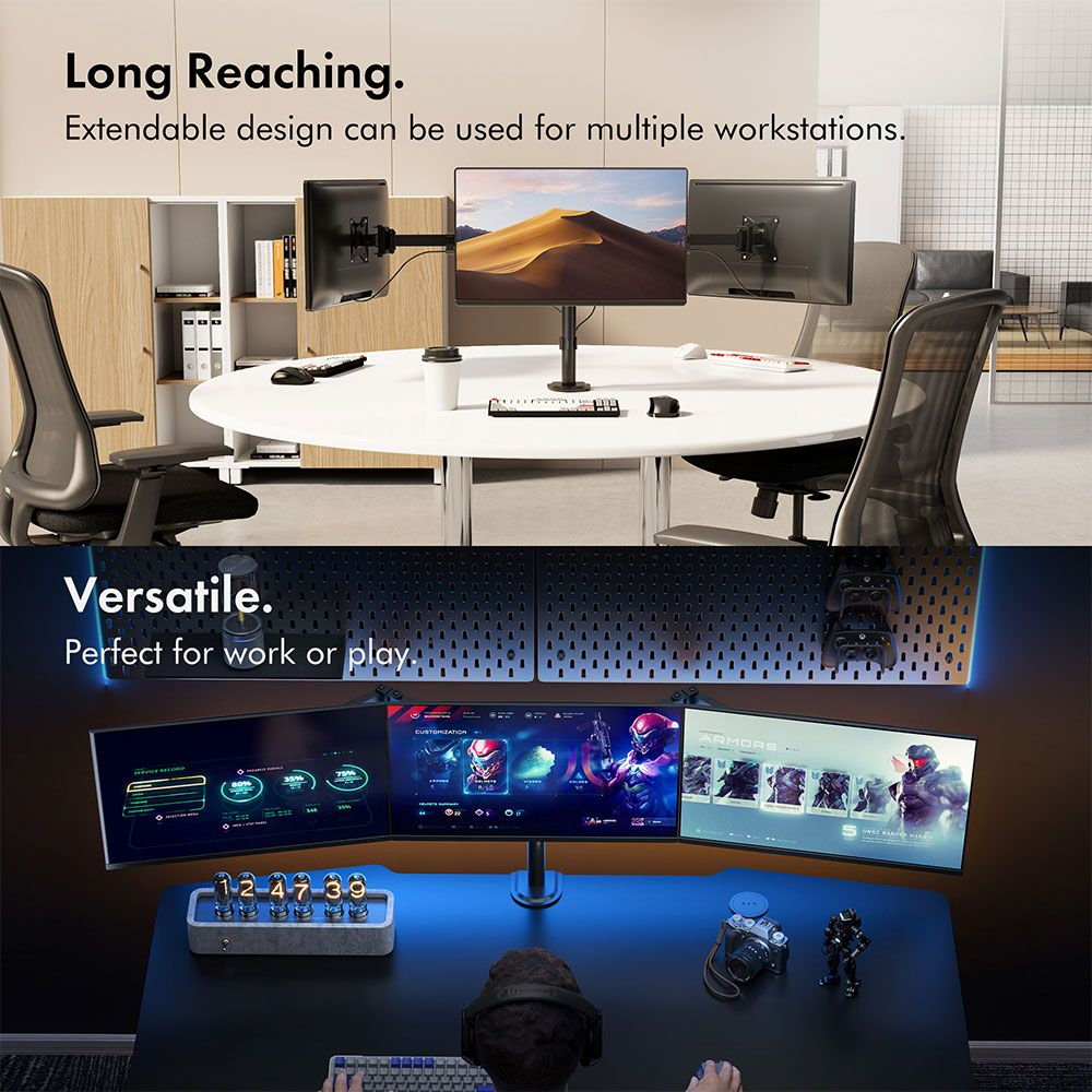 Nosač za tri monitora VONHAUS (do 27'')-12
