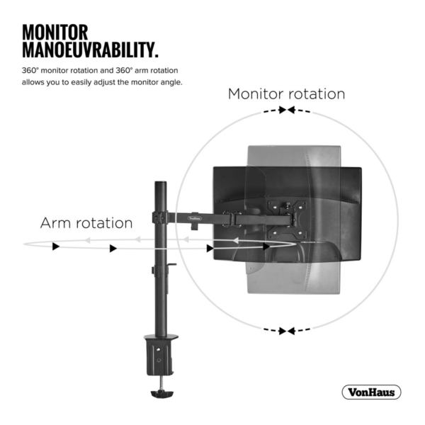 Držač za jedan monitor VONHAUS (13-32")-4