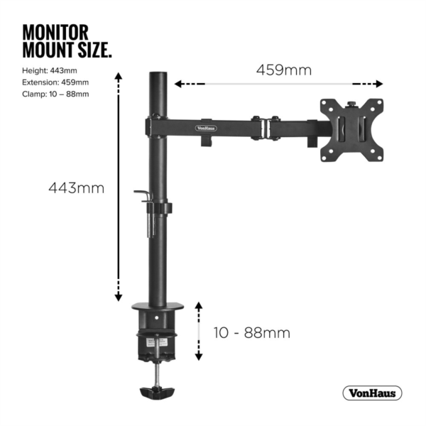 Držač za jedan monitor VONHAUS (13-32")-2