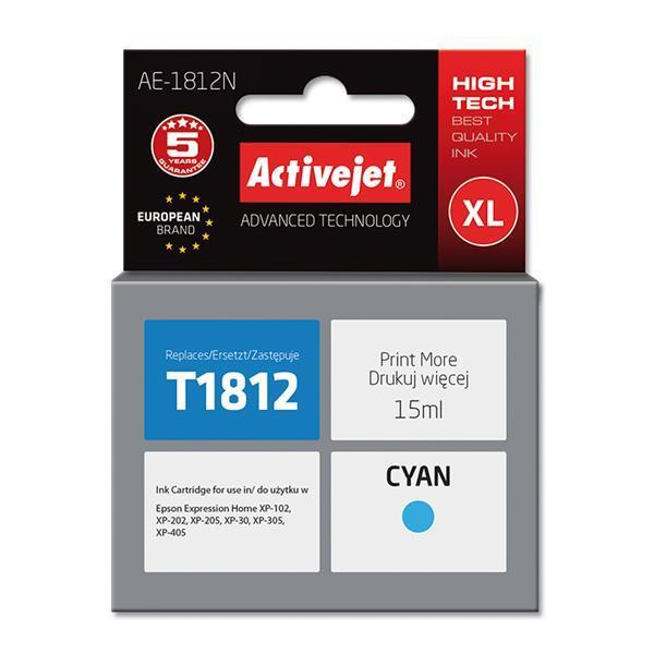 Tinta ActiveJet Epson T1812 (tirkizna)-0