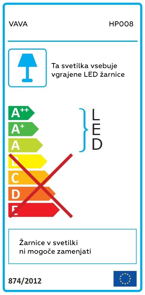 Noćno LED svjetlo VAVA HP008-8