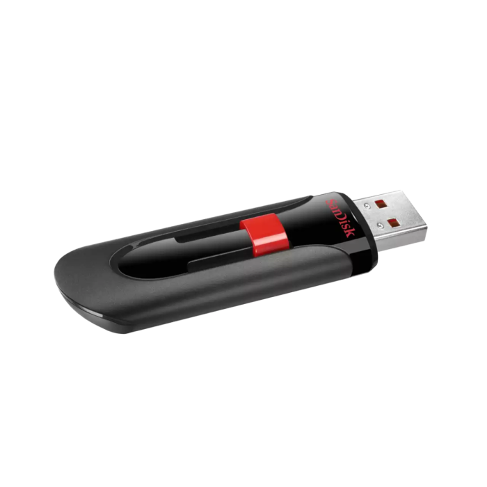 USB memorija Cruzer Glide SanDisk 128 GB (USB 2.0 crna i crvena boja)-2