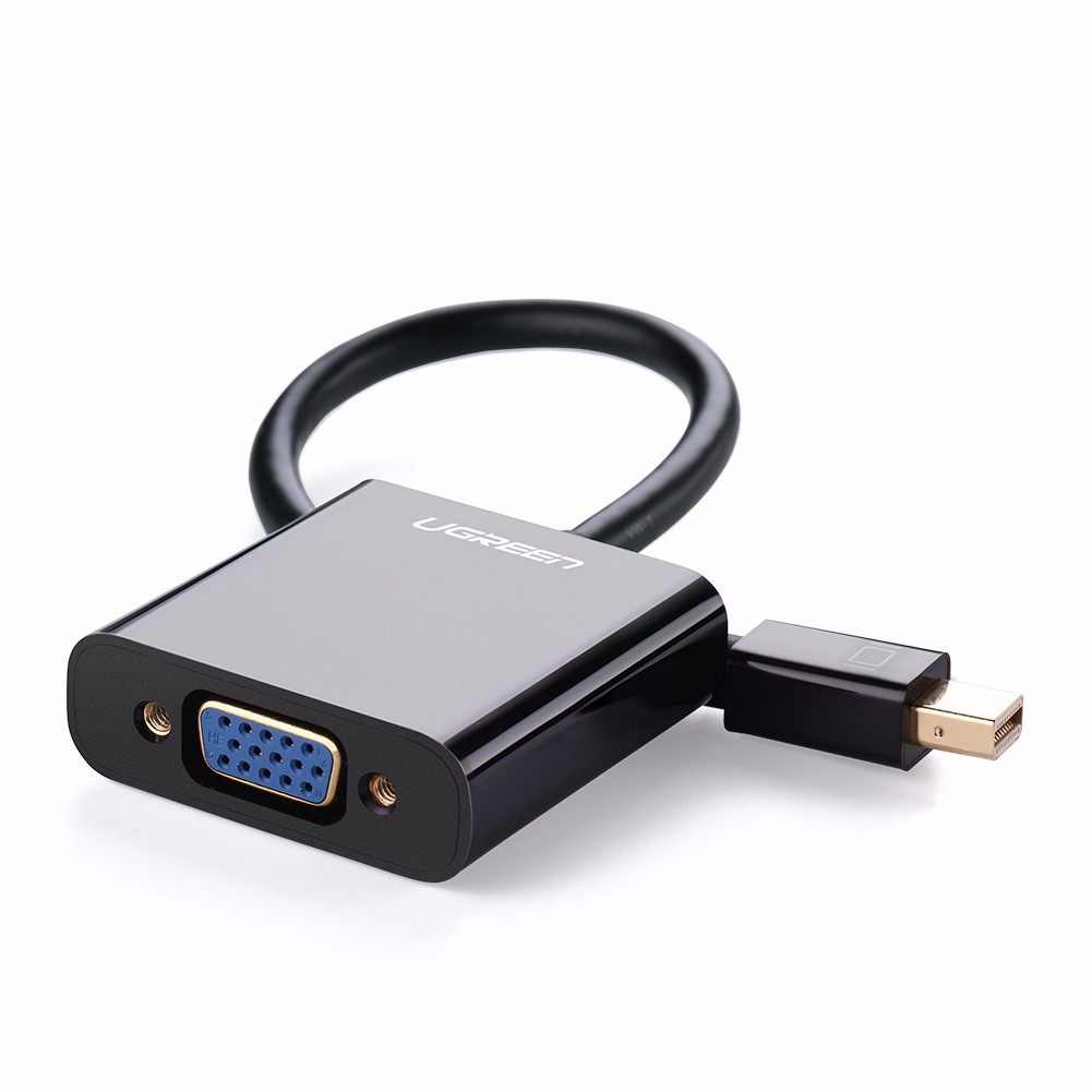 Kabel Mini DP na VGA pretvarač UGREEN (15 cm) crna